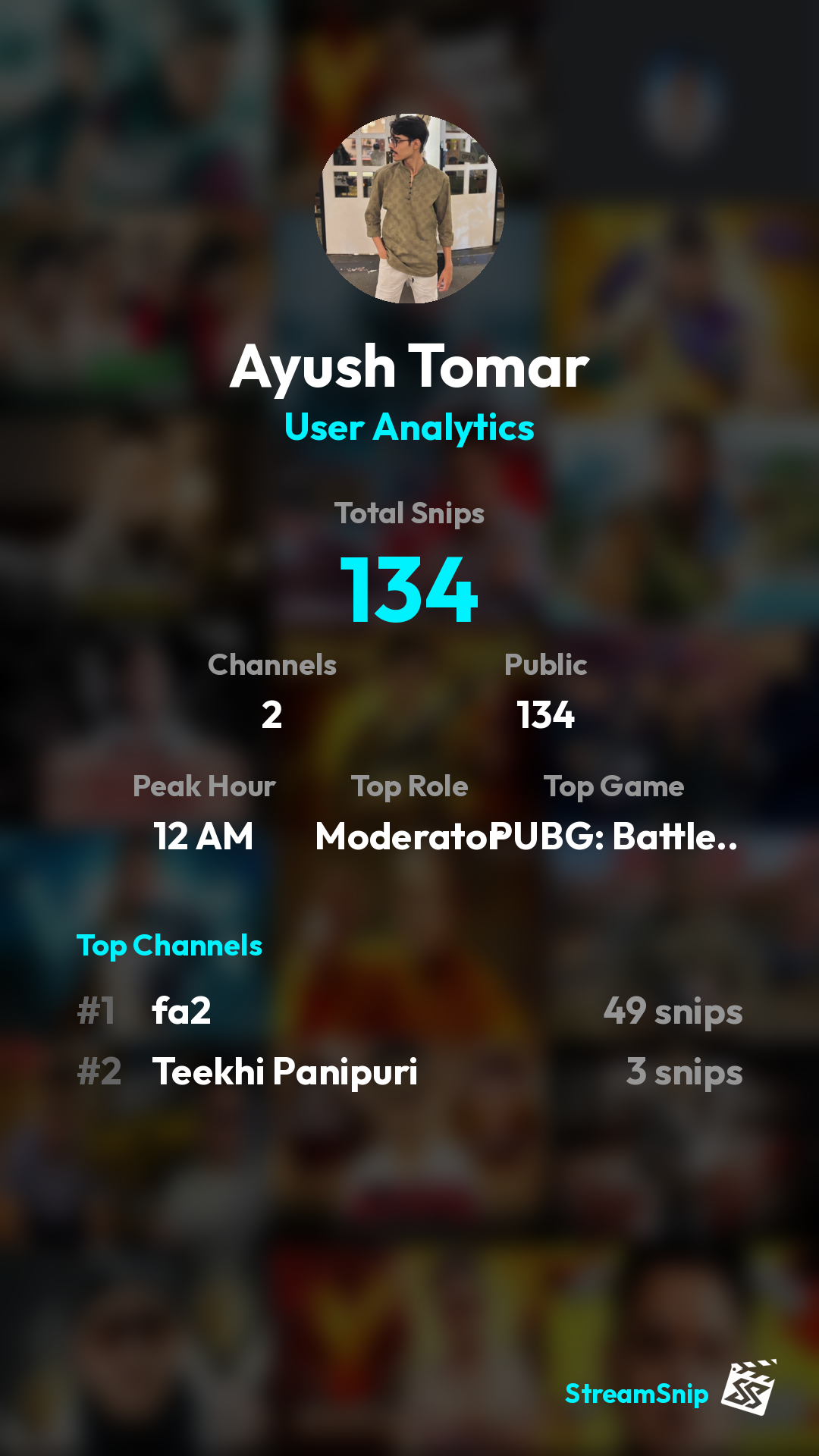 Stats Share Card