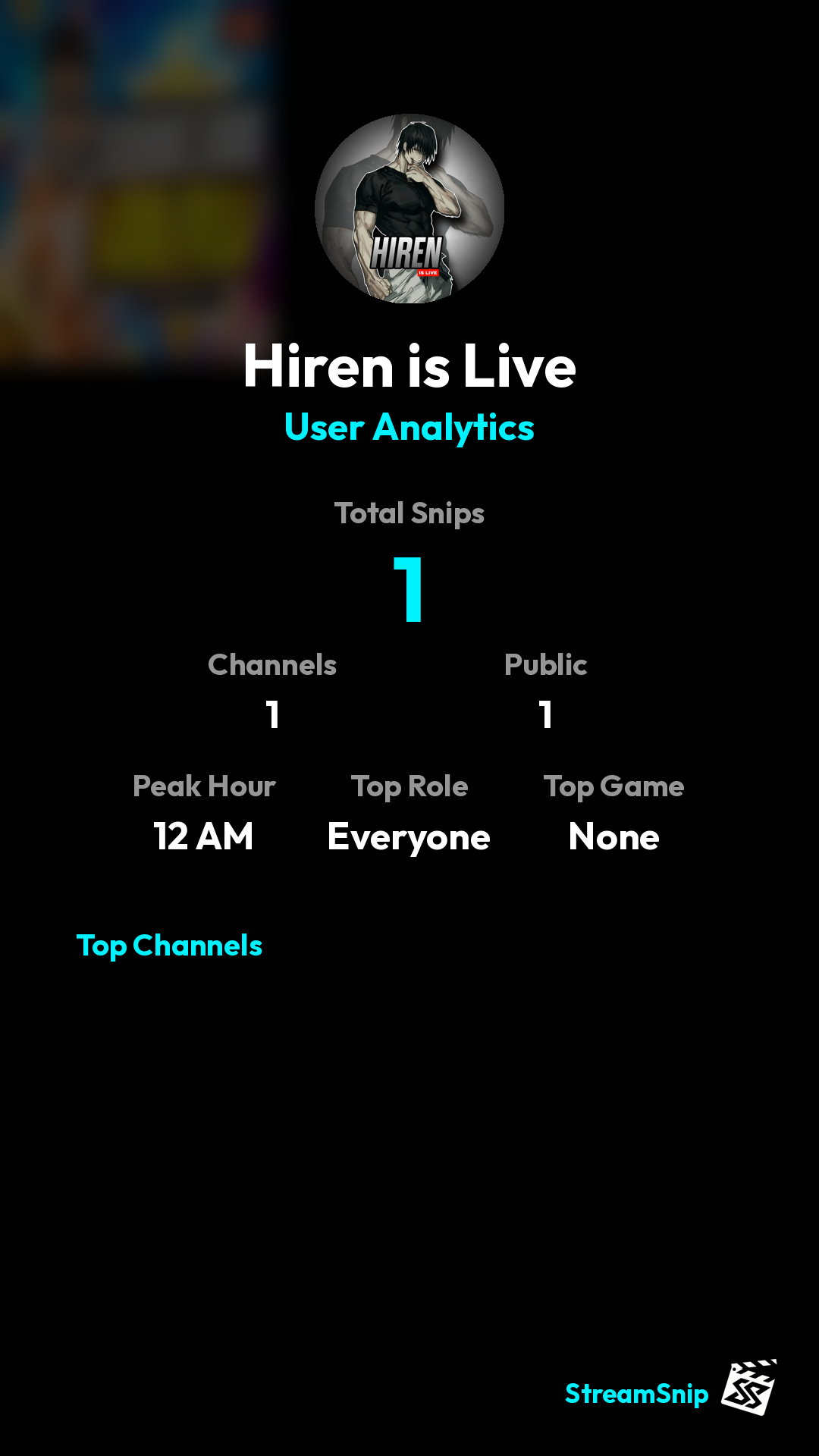 Stats Share Card