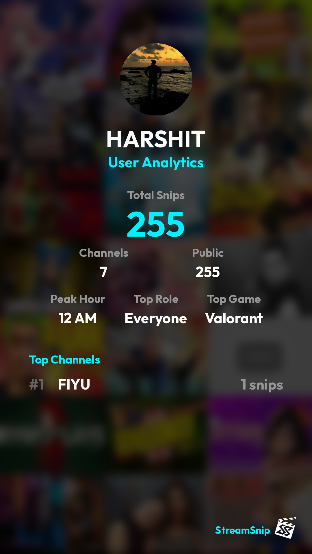 Stats Share Card
