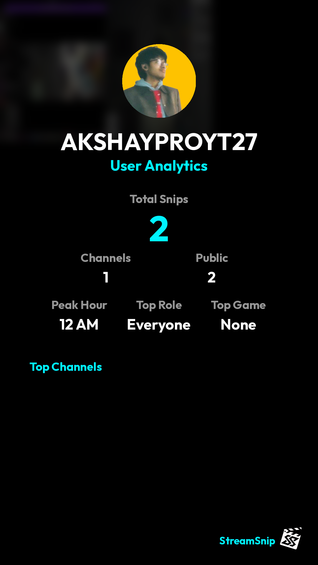 Stats Share Card