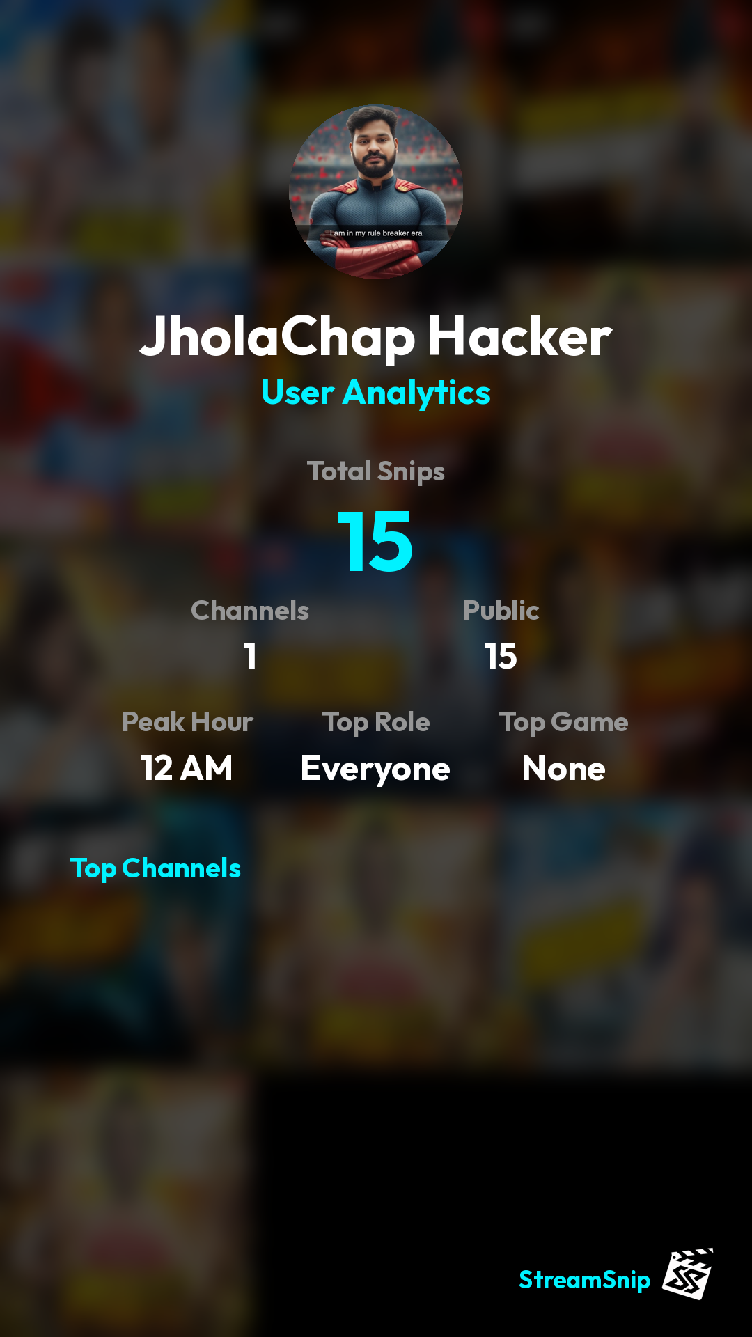 Stats Share Card