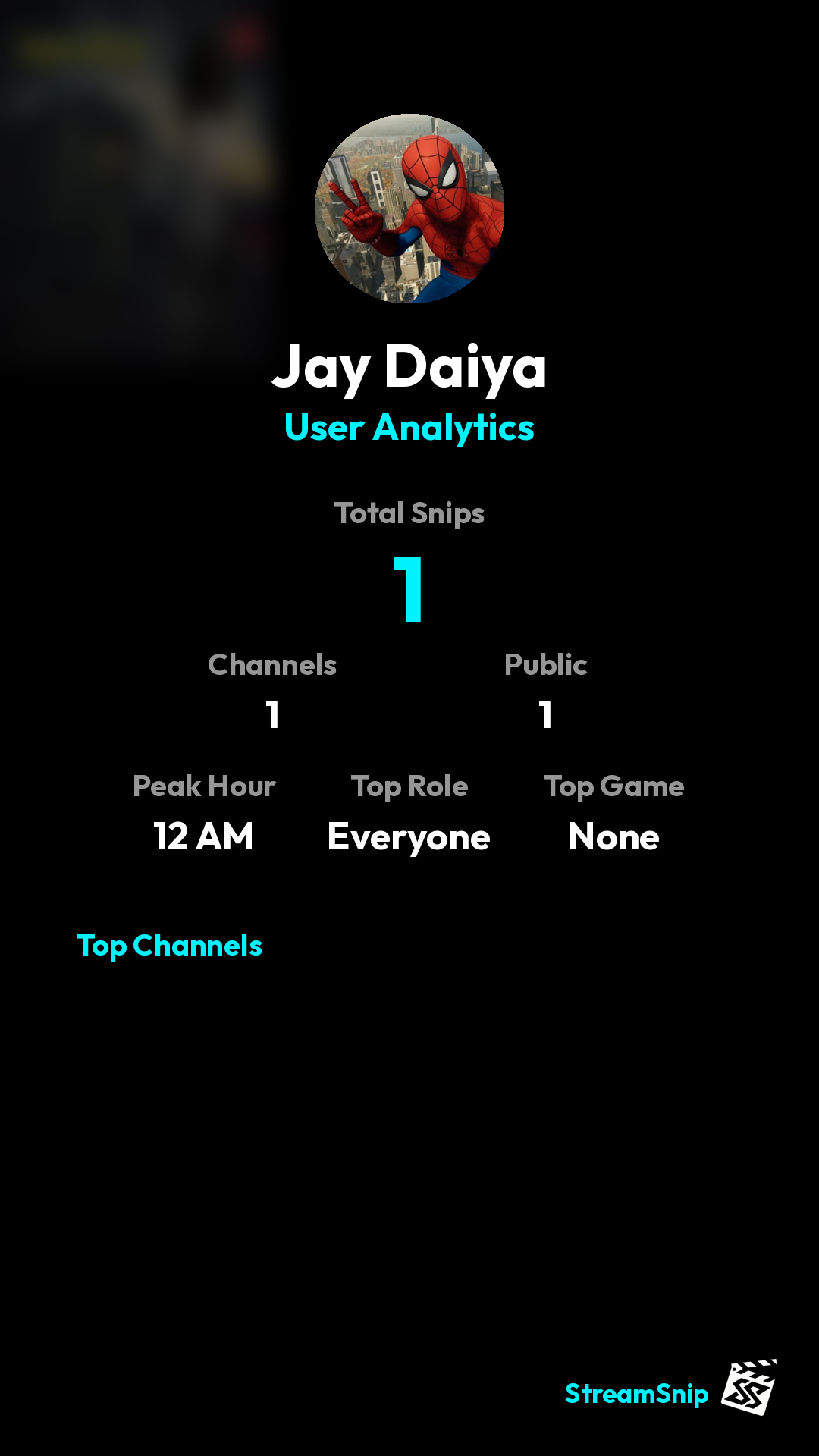 Stats Share Card