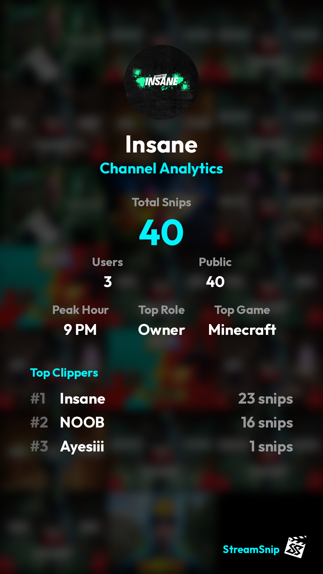 Stats Share Card