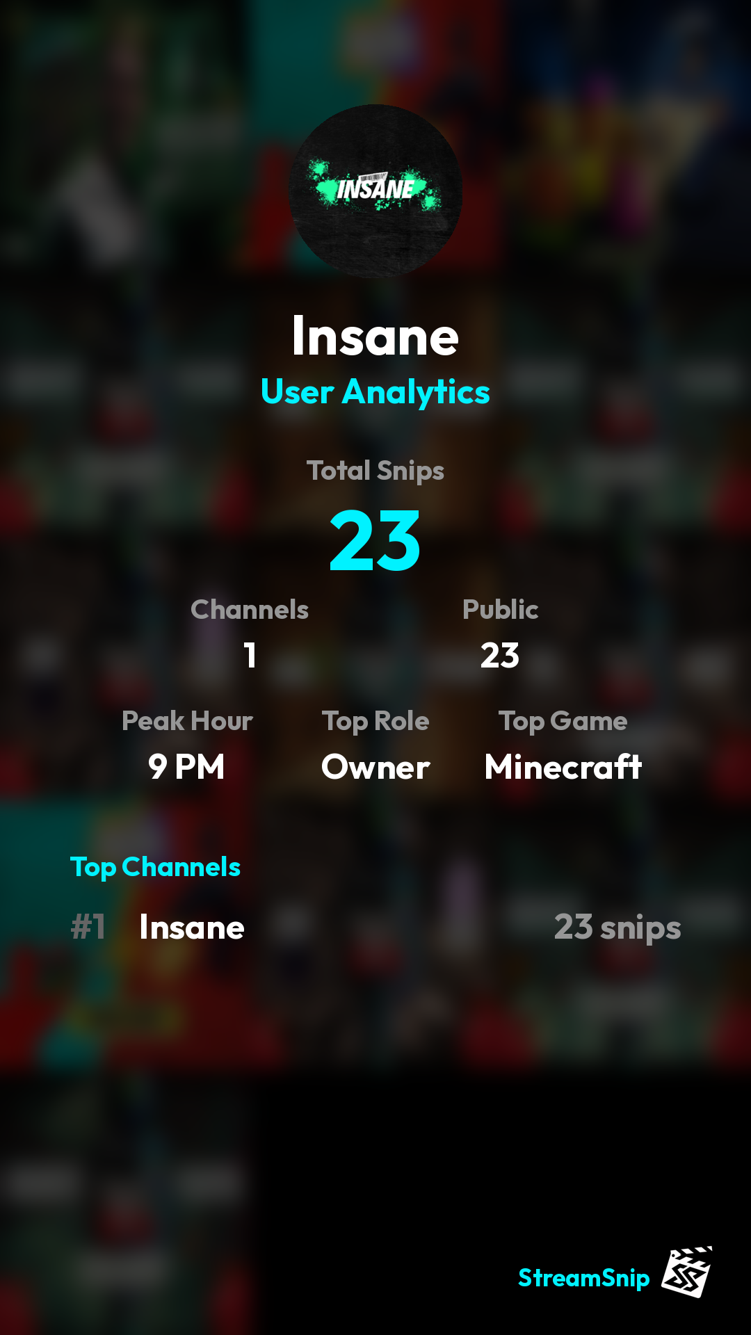 Stats Share Card