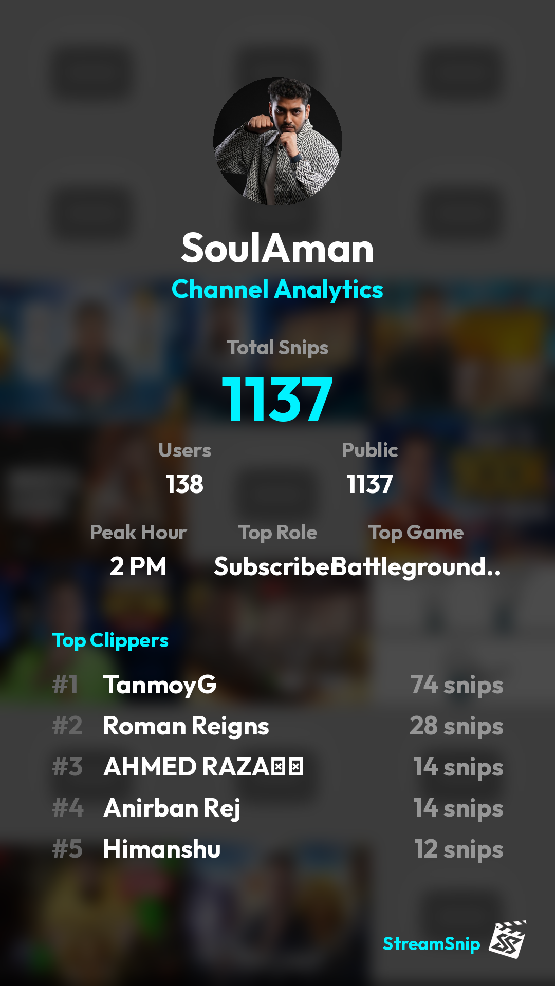 Stats Share Card