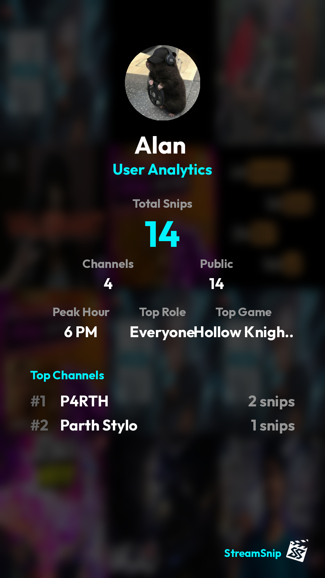 Stats Share Card