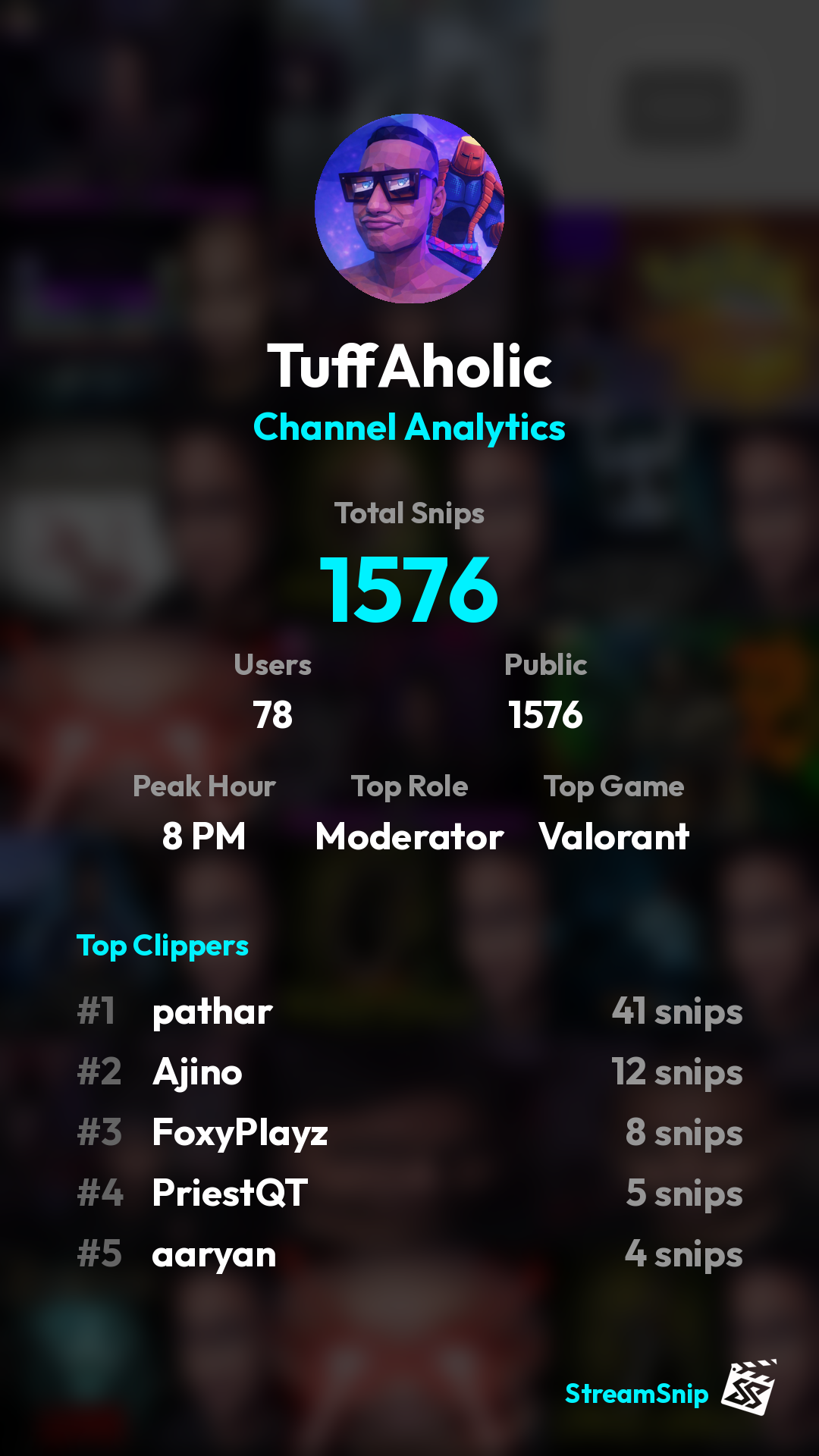 Stats Share Card