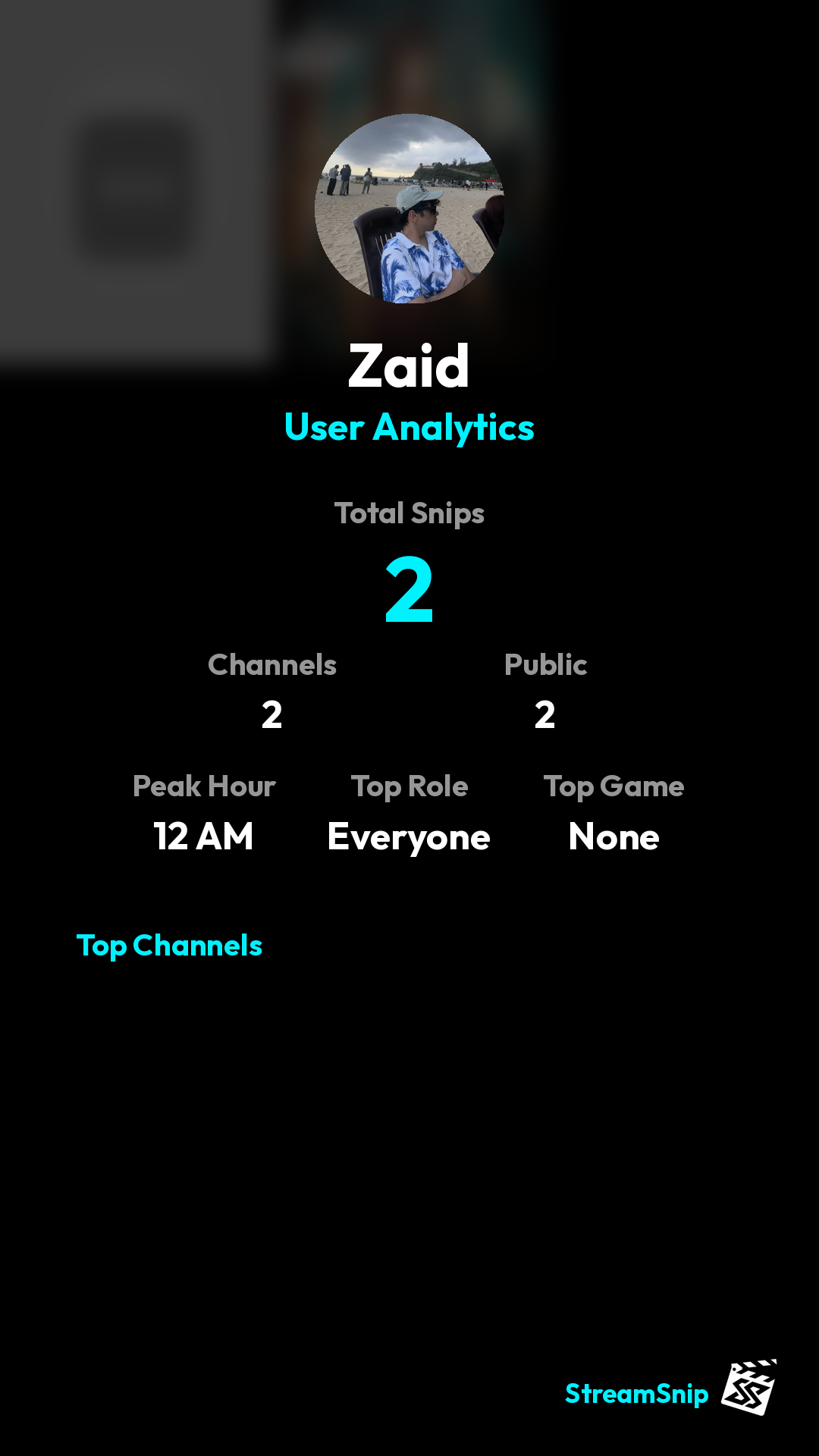 Stats Share Card