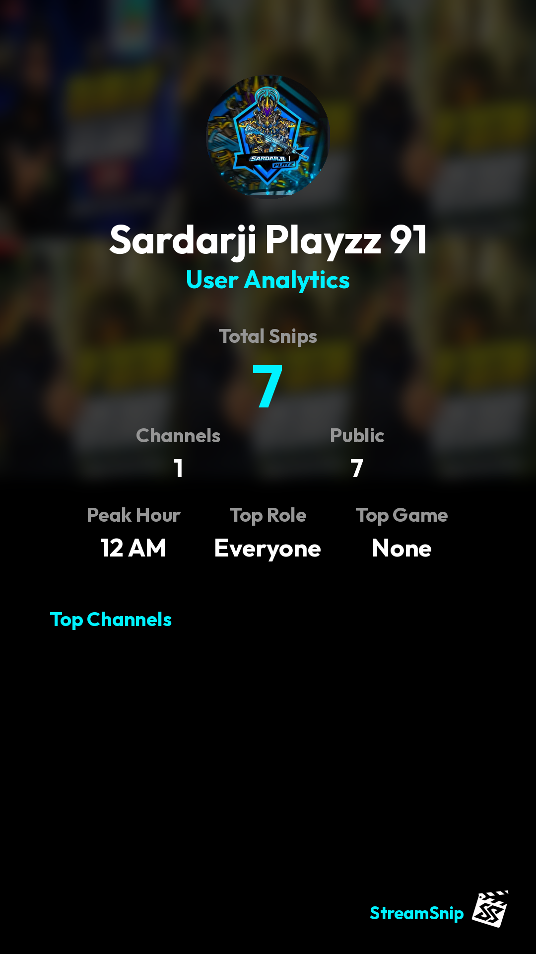 Stats Share Card