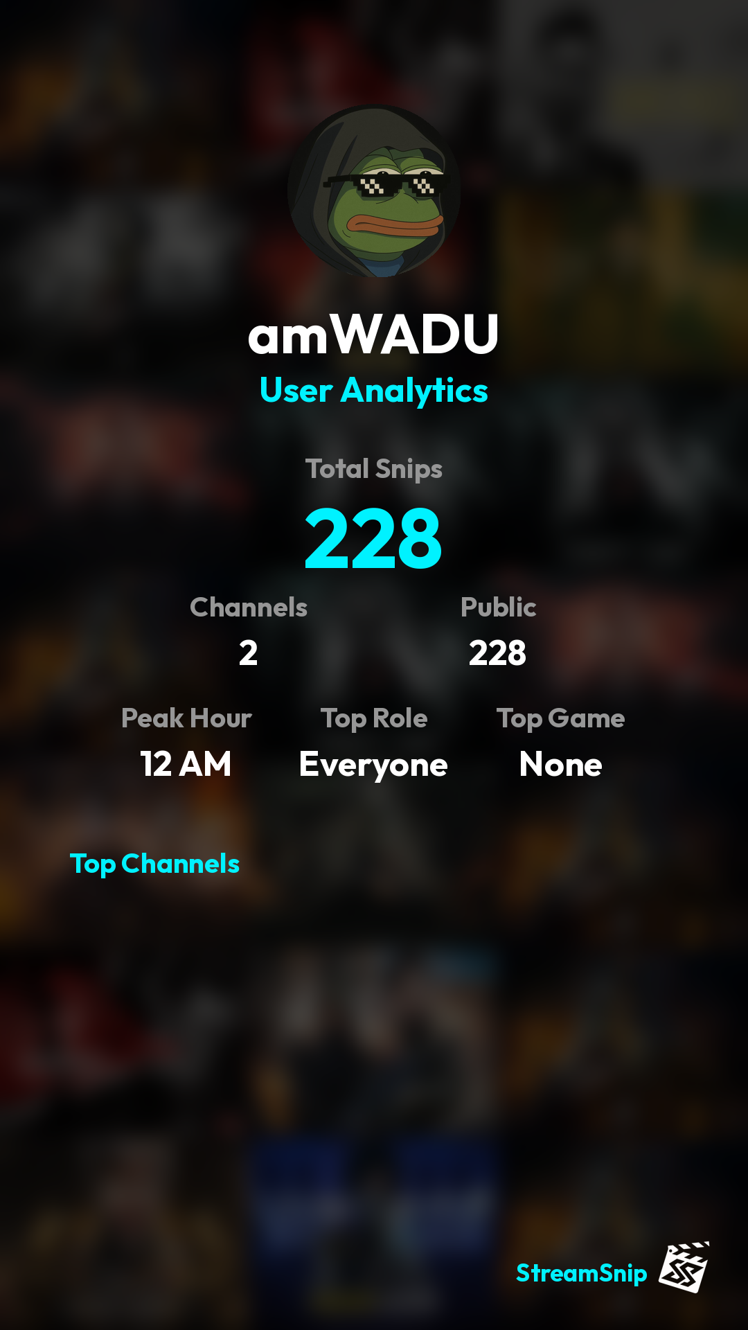 Stats Share Card