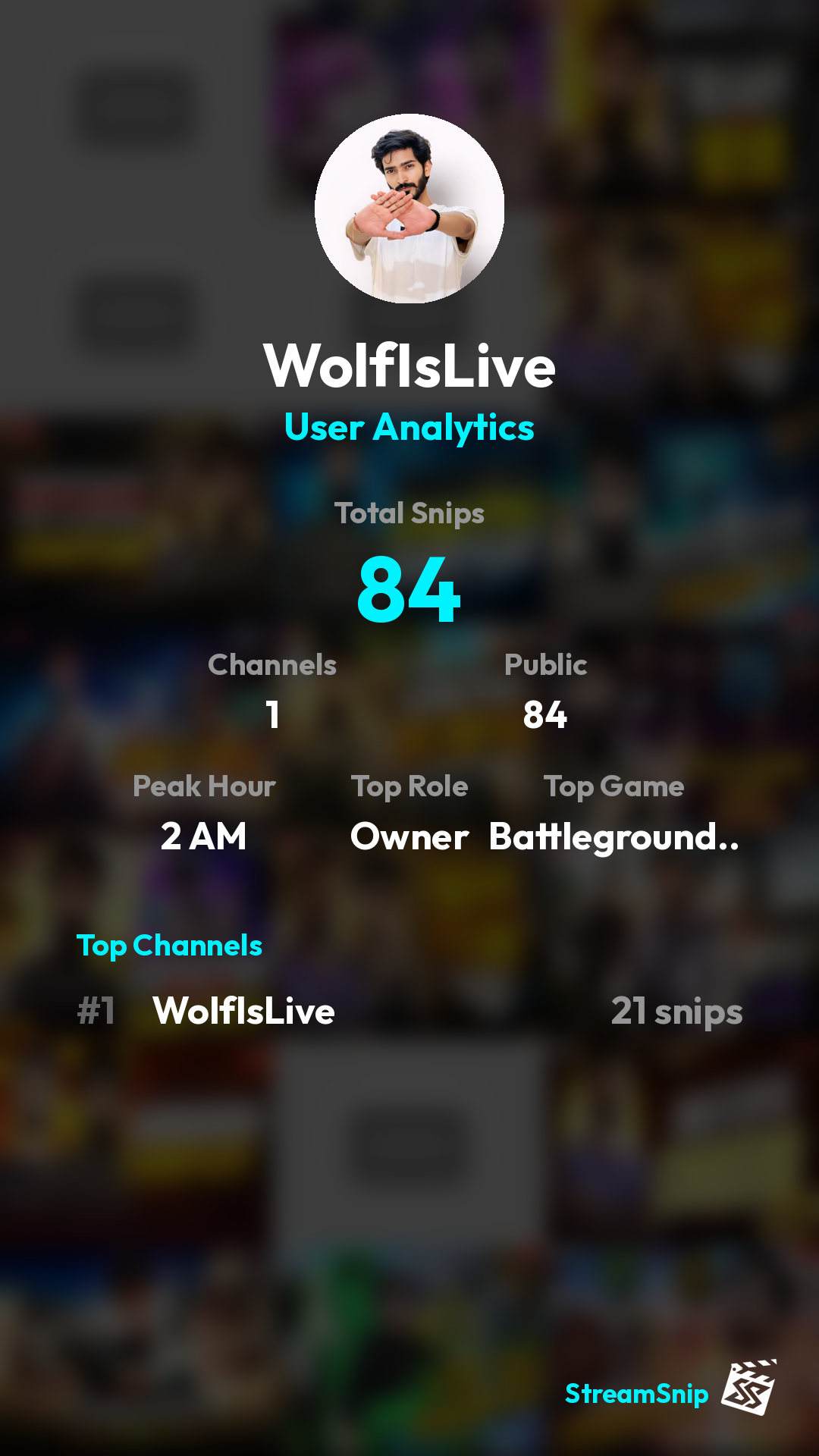 Stats Share Card
