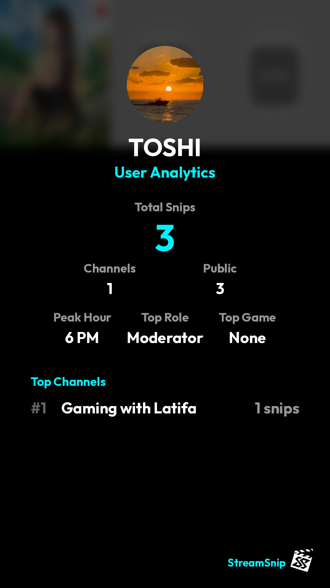 Stats Share Card