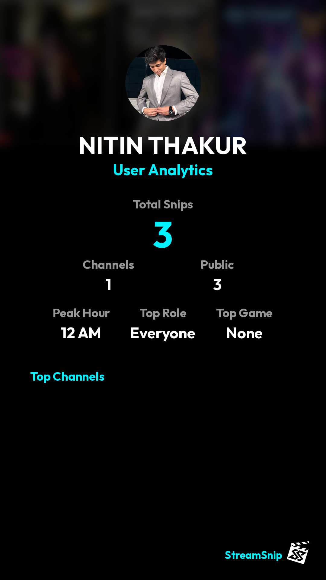 Stats Share Card