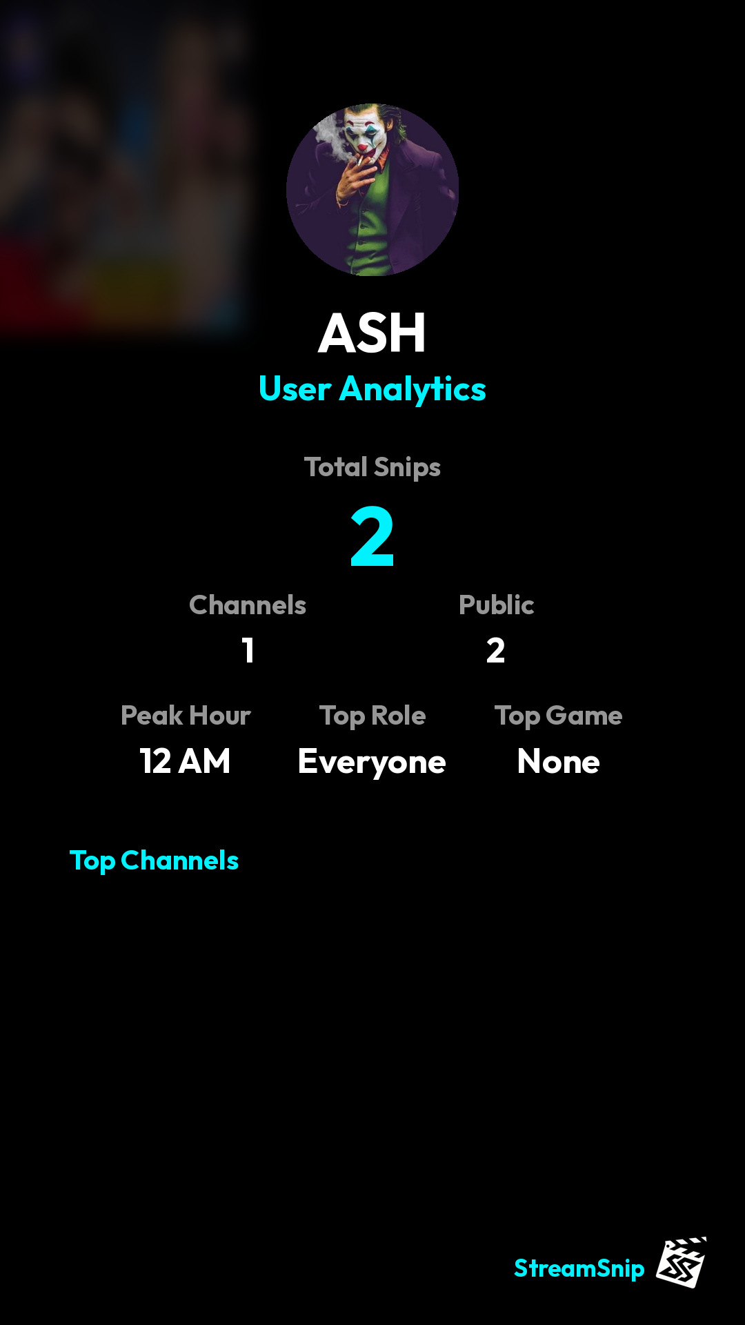Stats Share Card