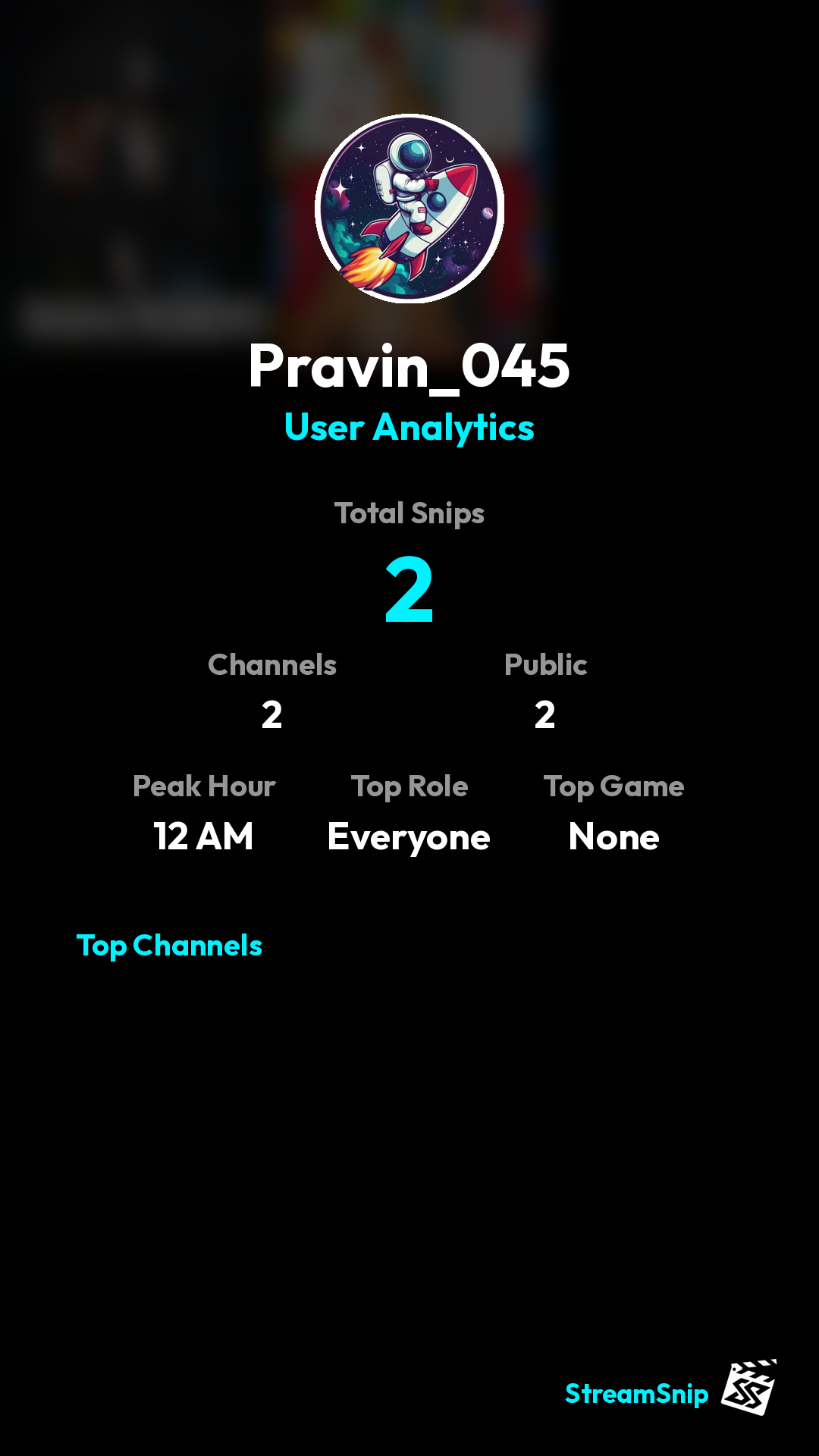 Stats Share Card