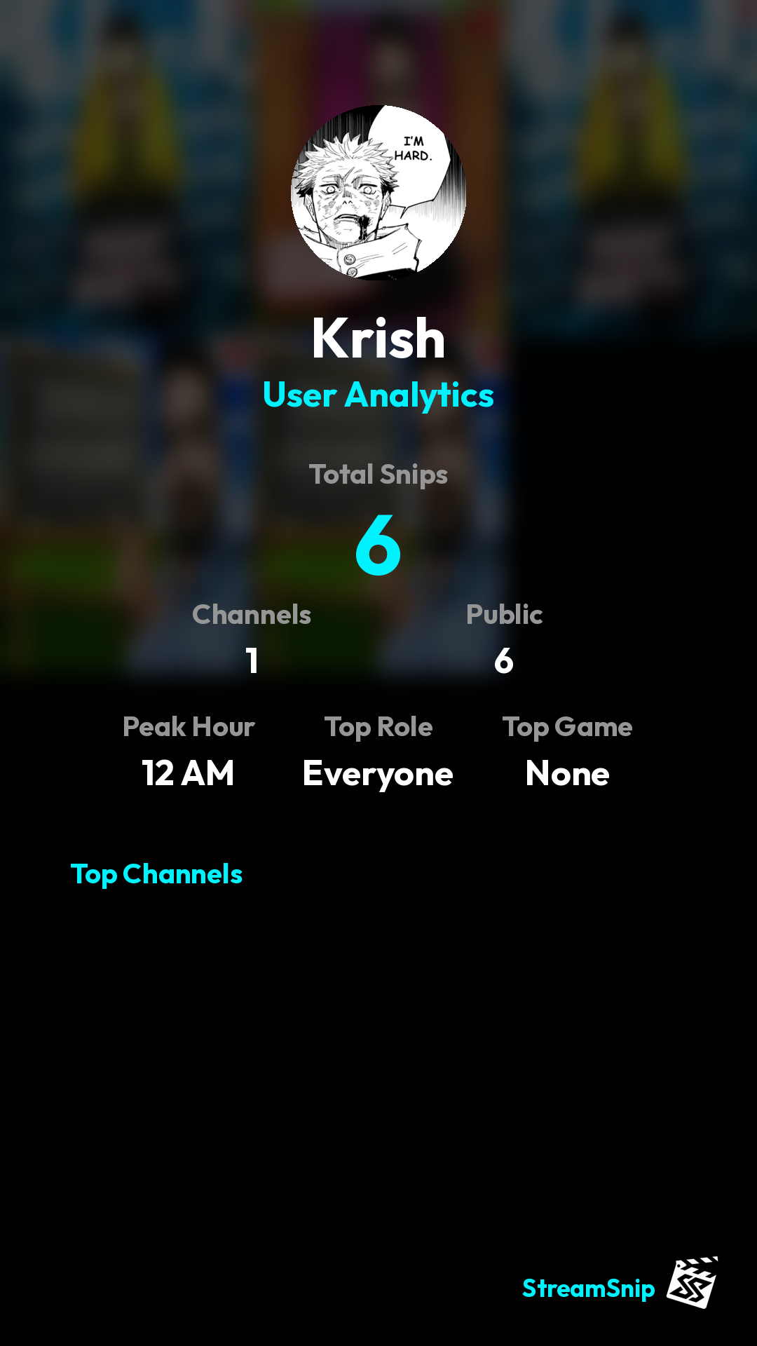 Stats Share Card