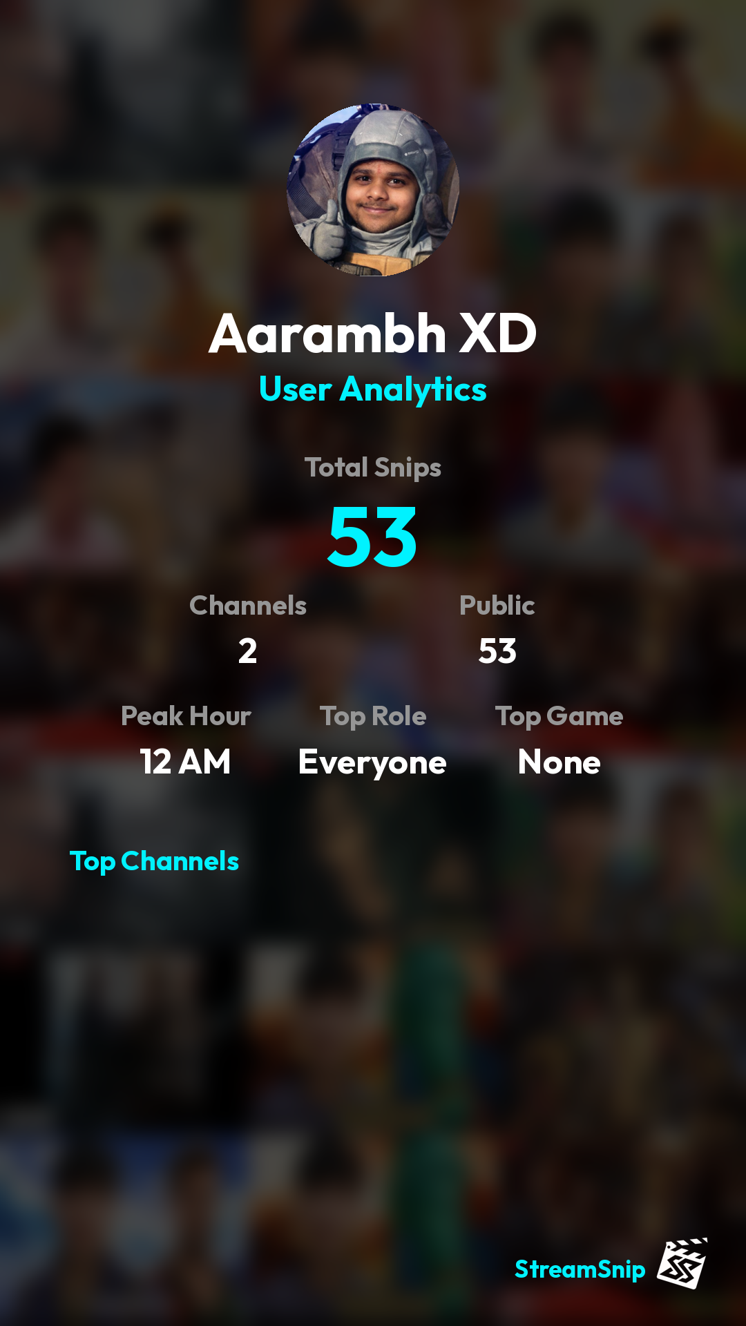 Stats Share Card