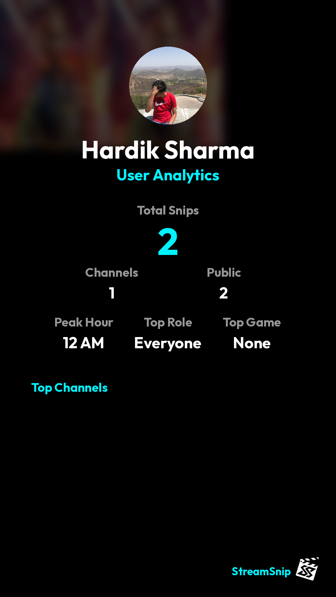 Stats Share Card