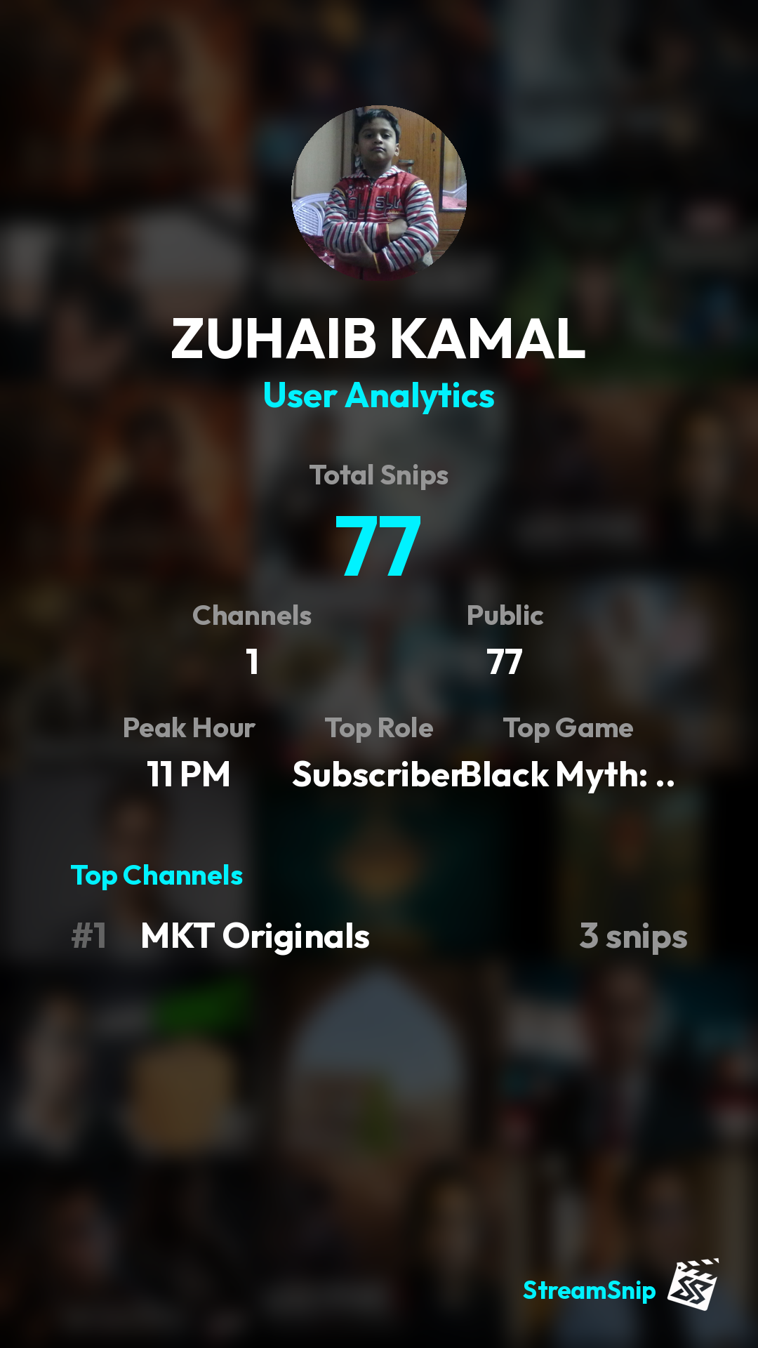 Stats Share Card