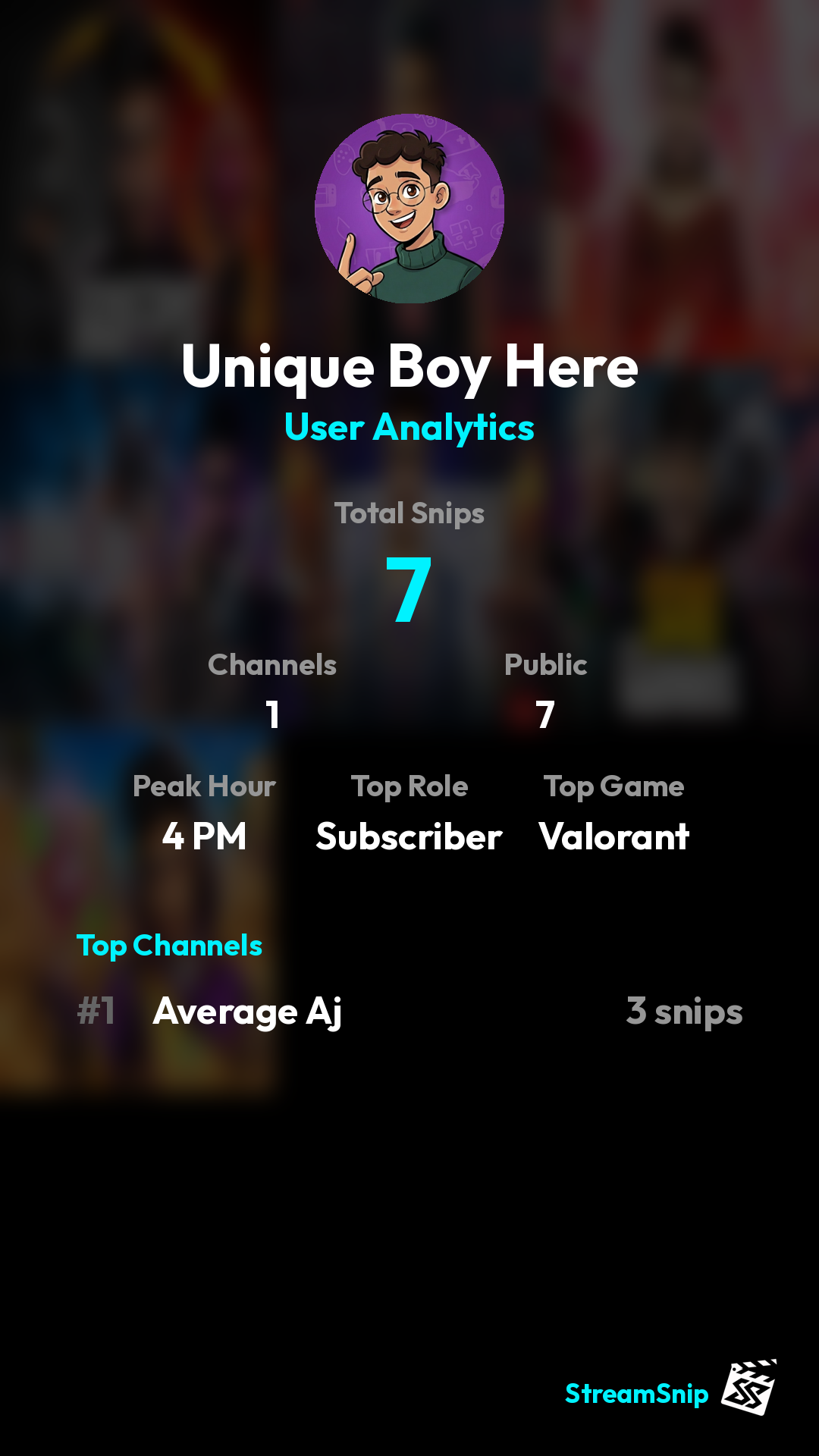 Stats Share Card