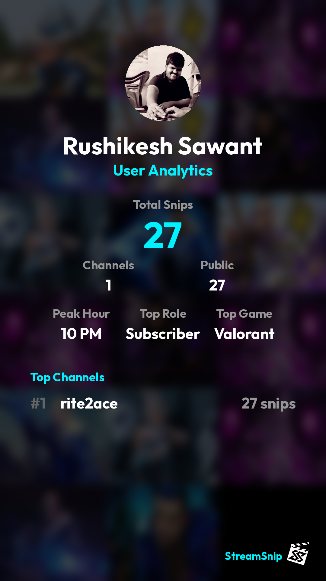 Stats Share Card