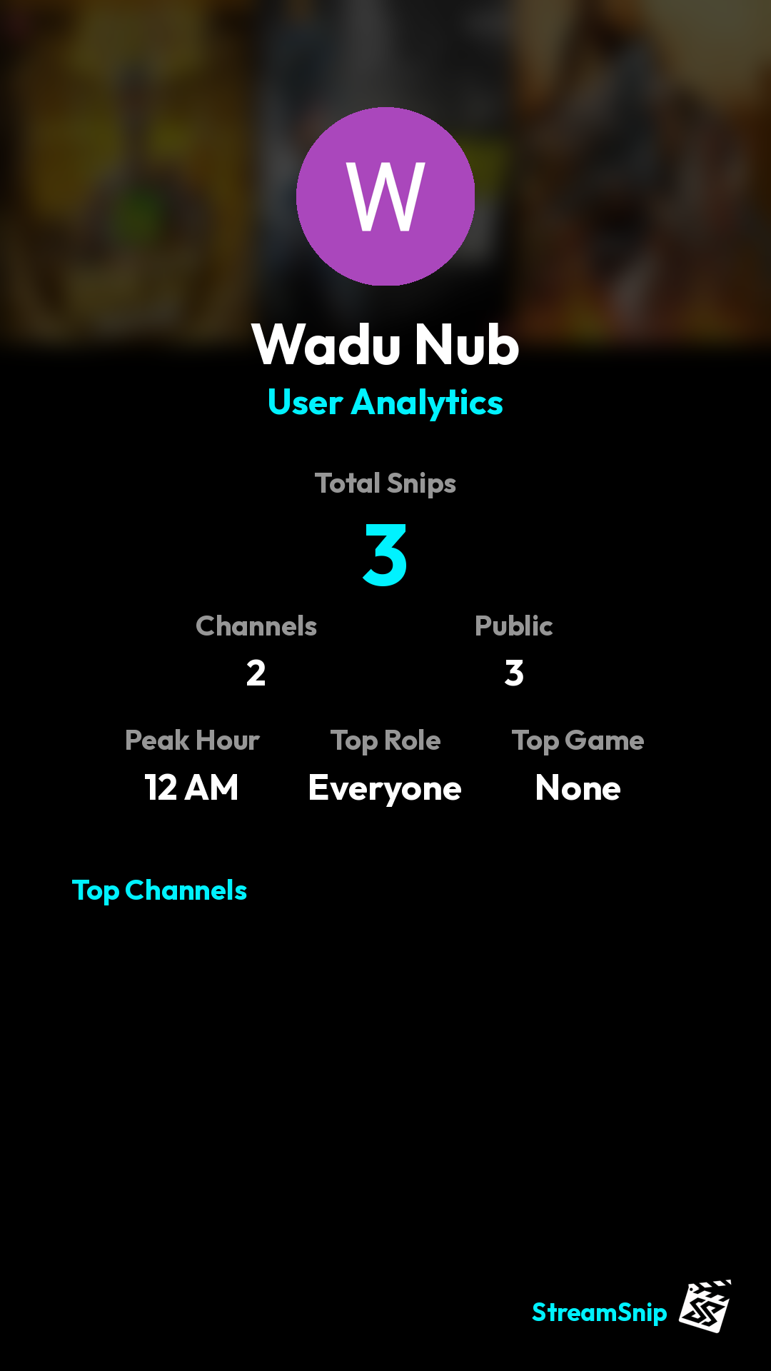 Stats Share Card