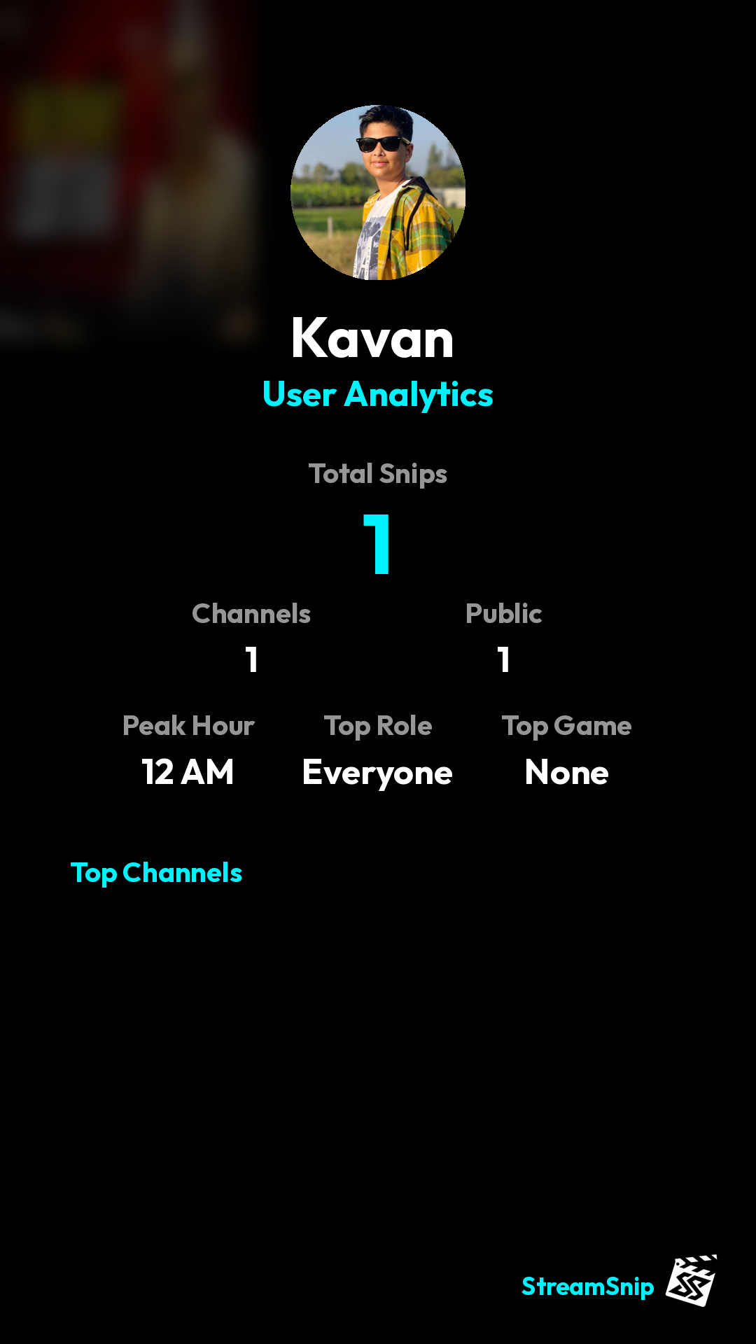 Stats Share Card