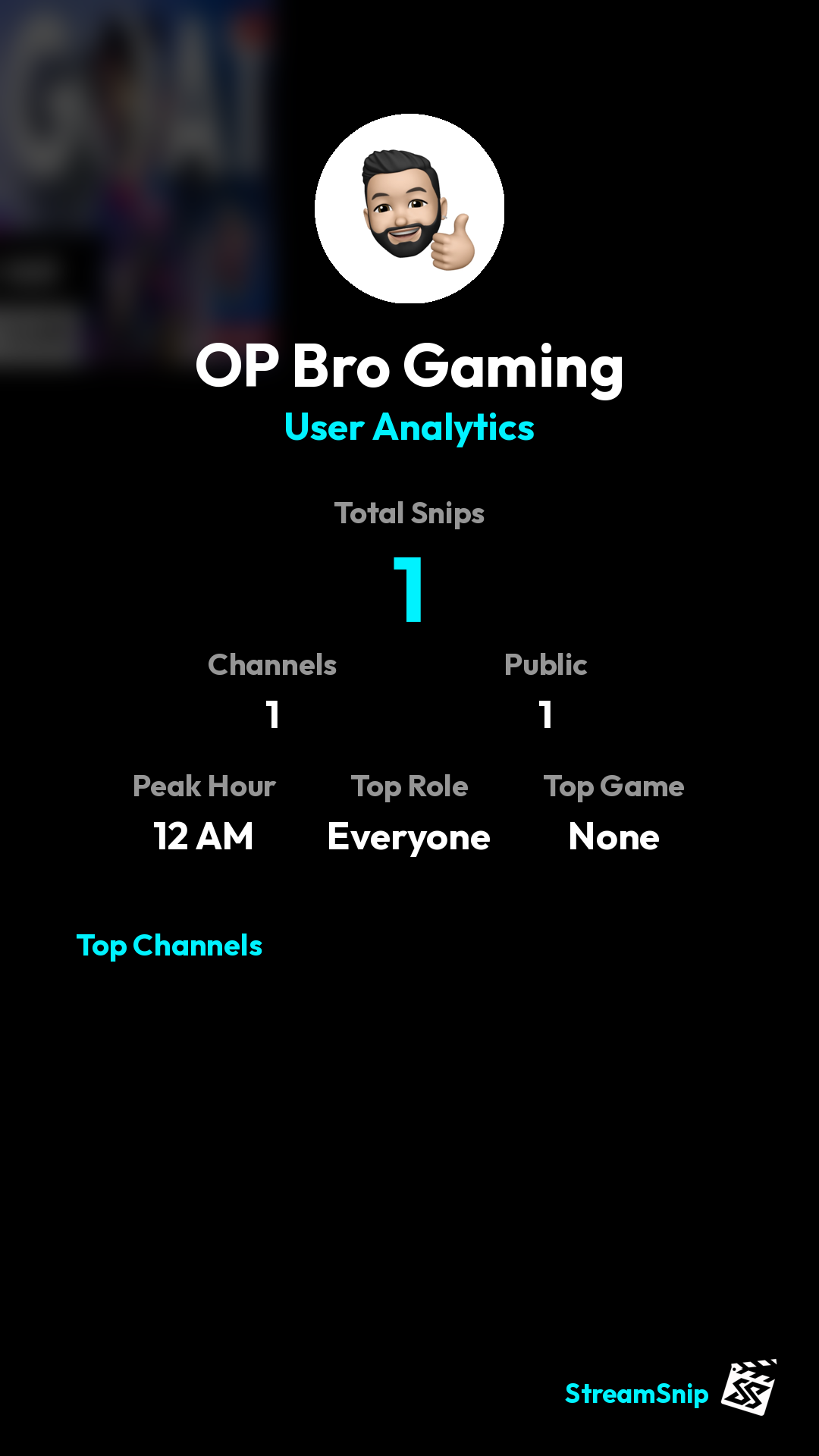 Stats Share Card