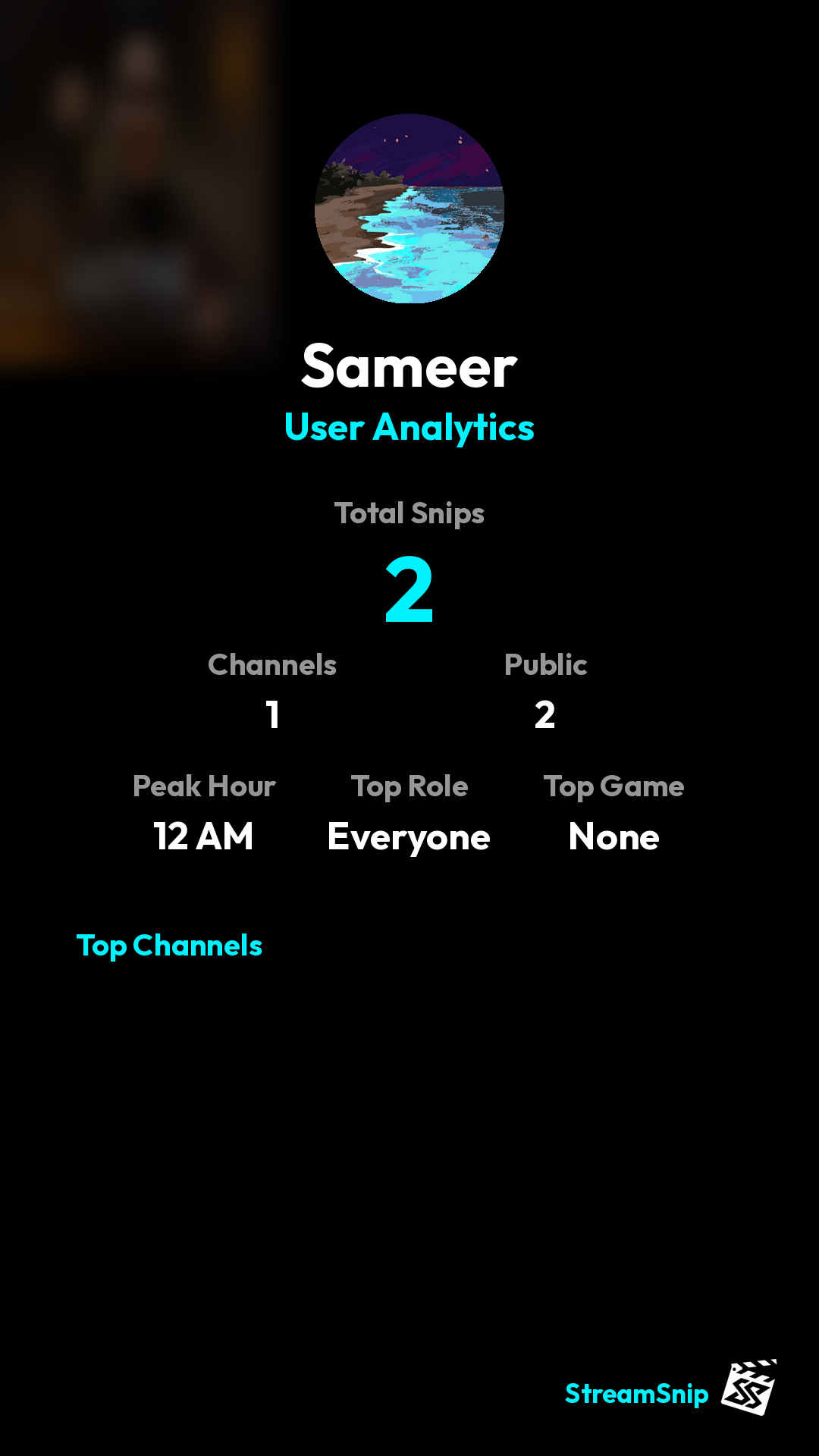 Stats Share Card