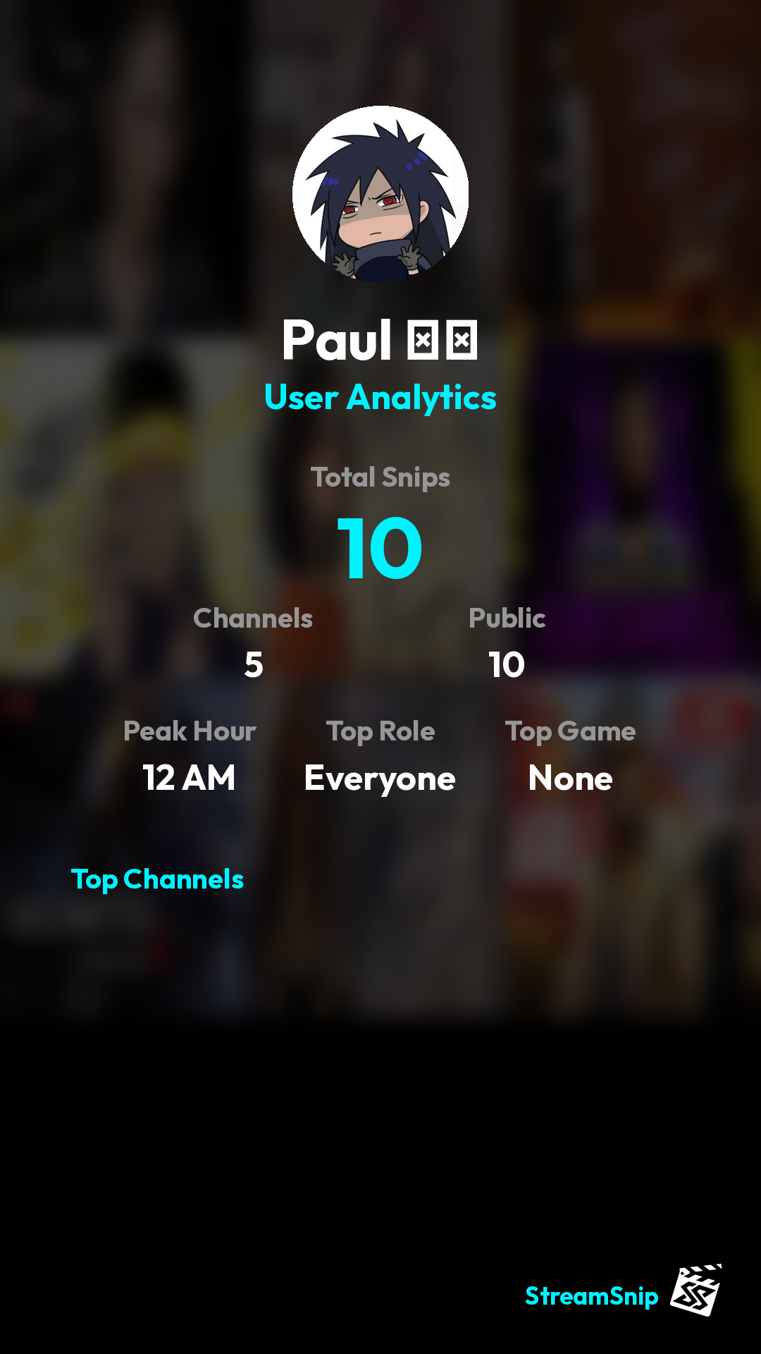 Stats Share Card