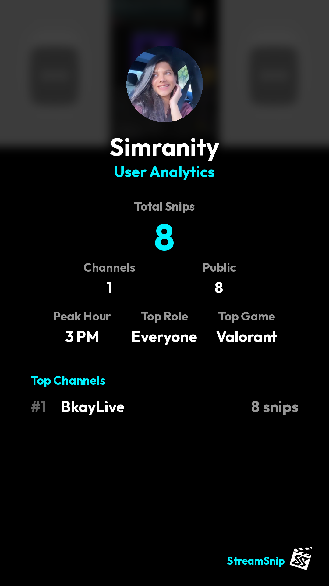 Stats Share Card