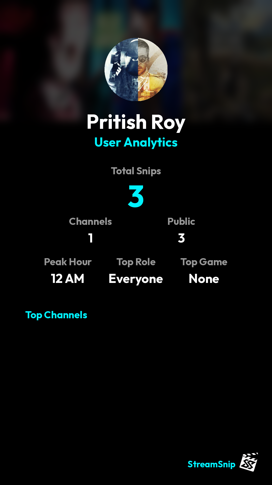 Stats Share Card