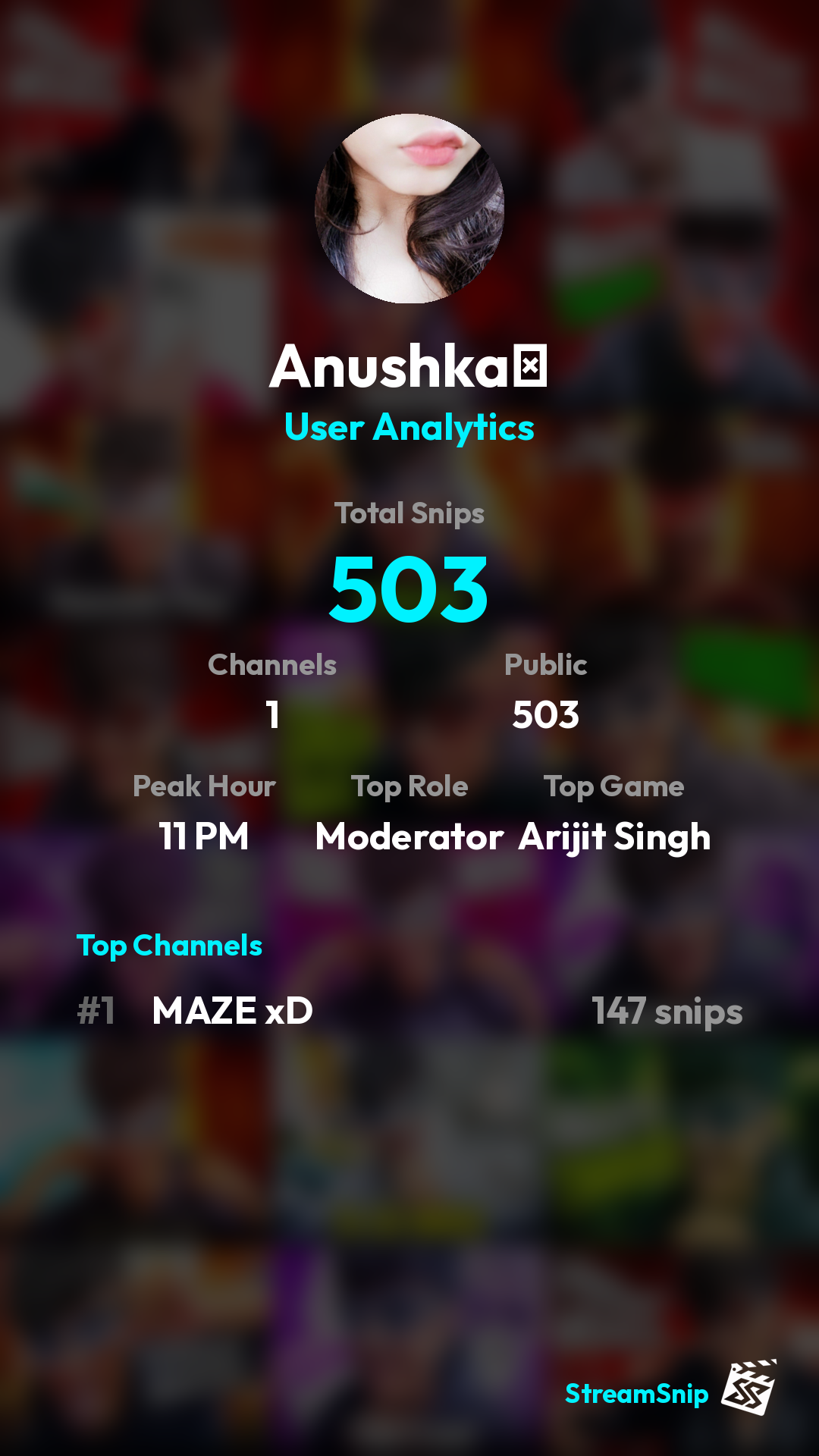 Stats Share Card