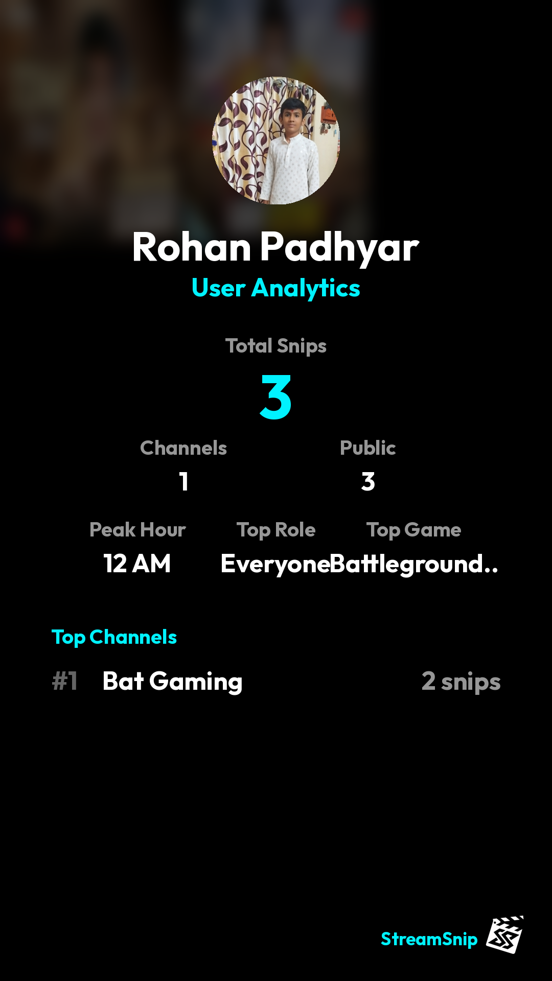 Stats Share Card