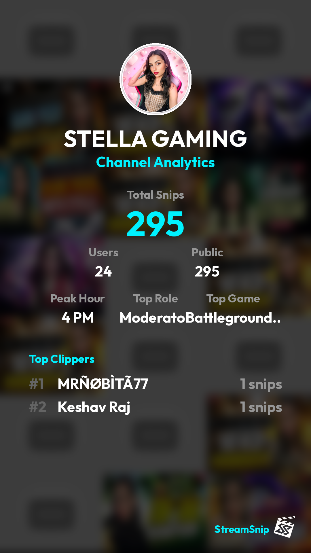 Stats Share Card