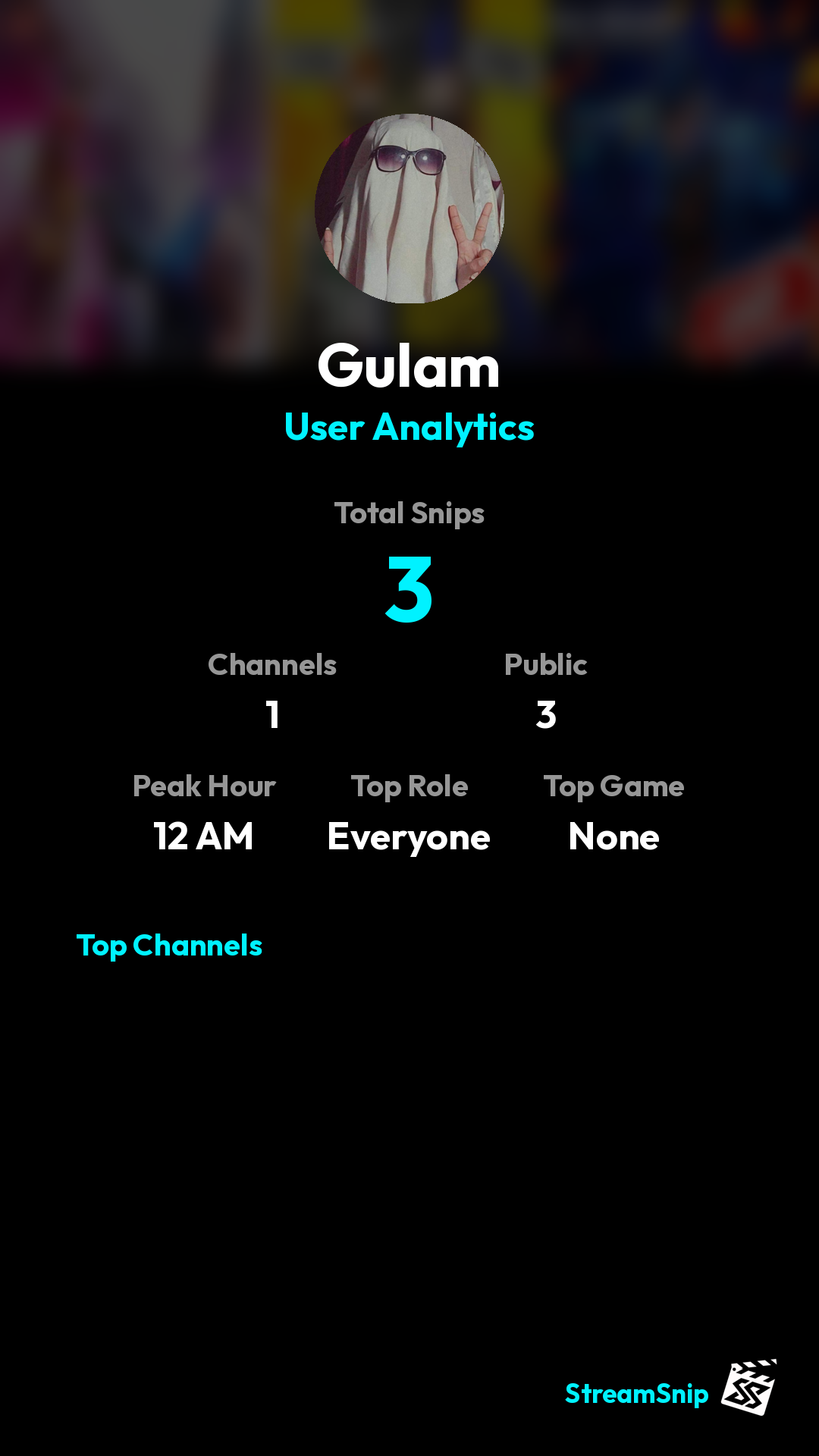 Stats Share Card