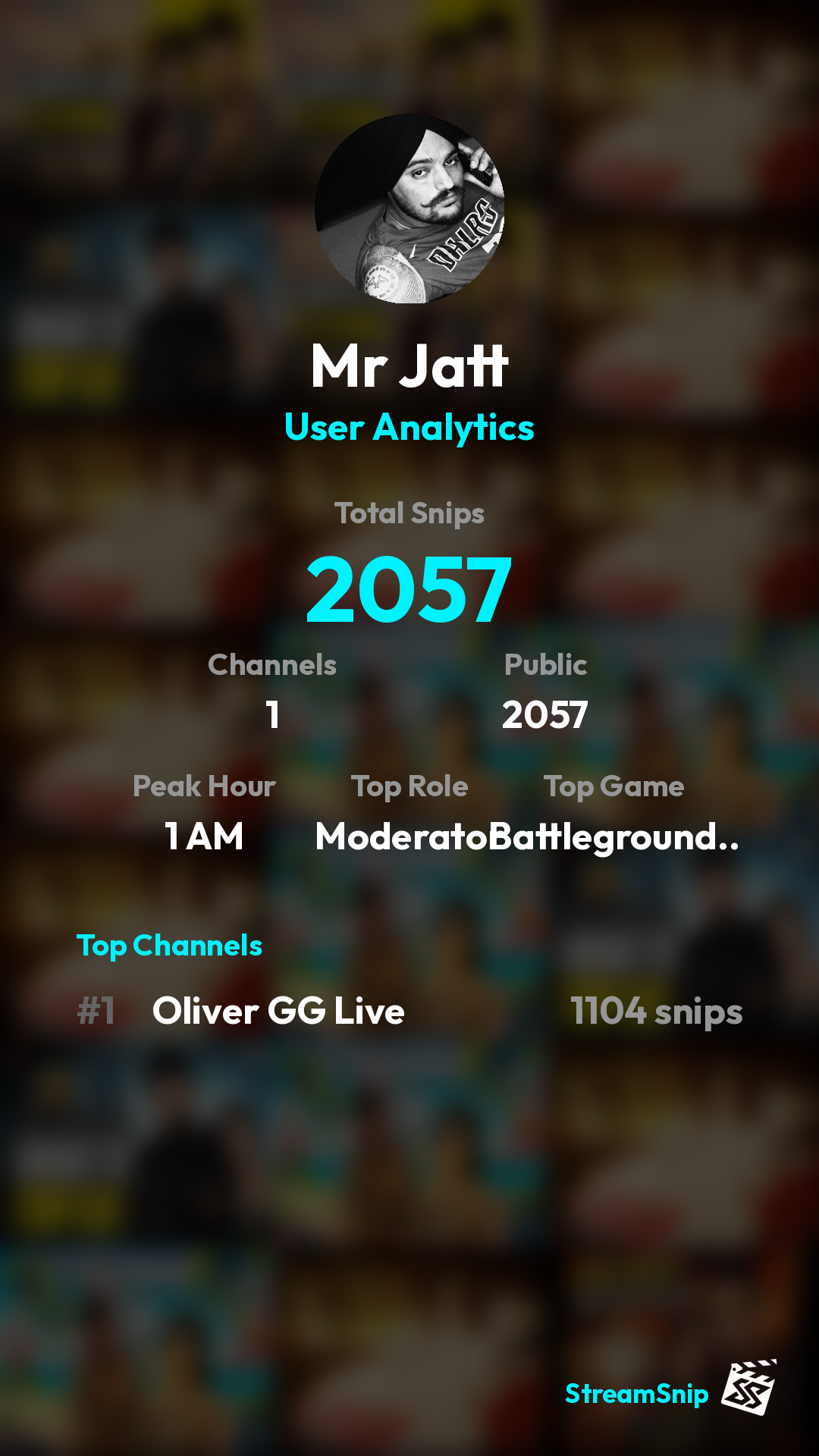 Stats Share Card