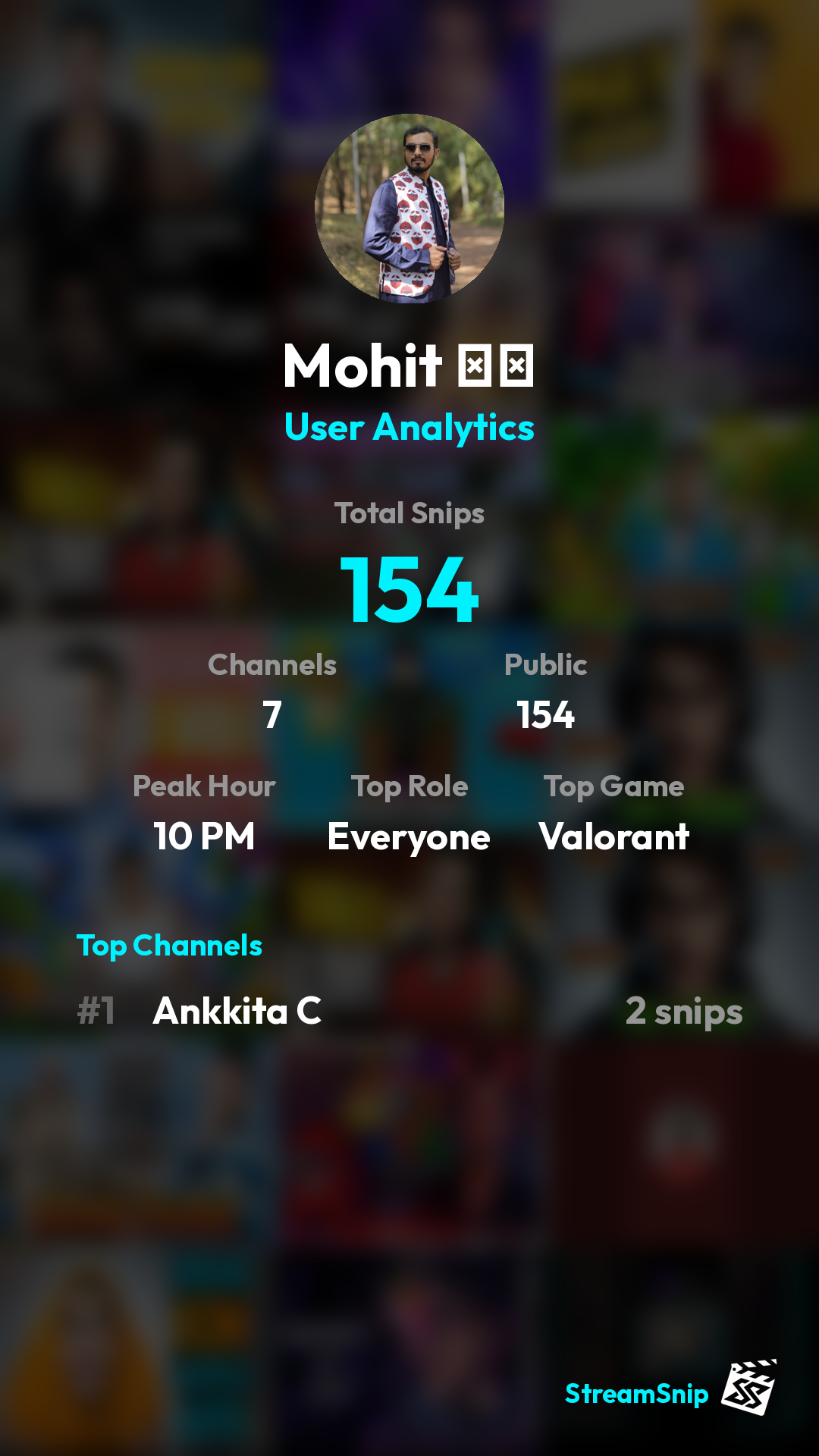 Stats Share Card