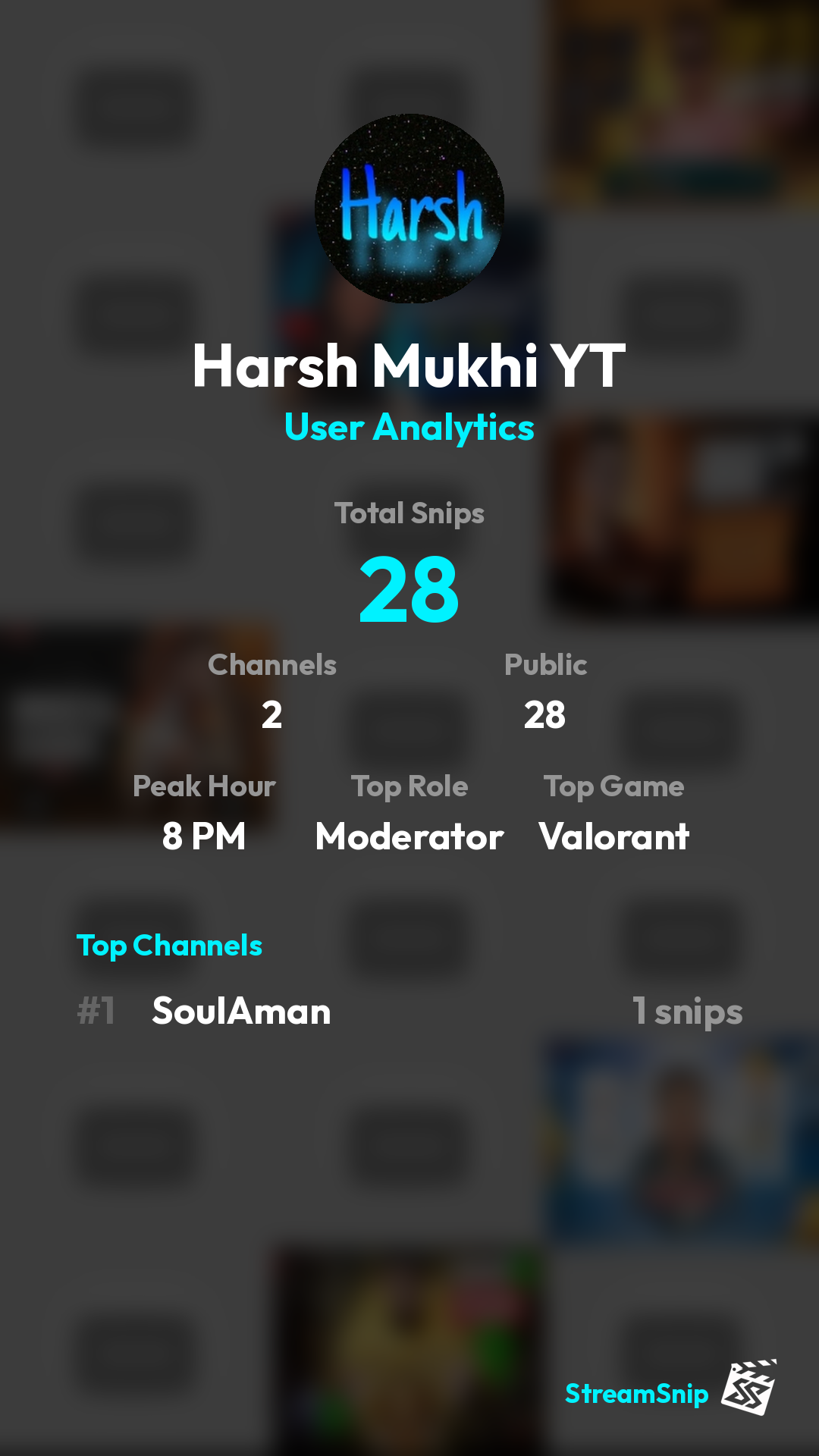 Stats Share Card