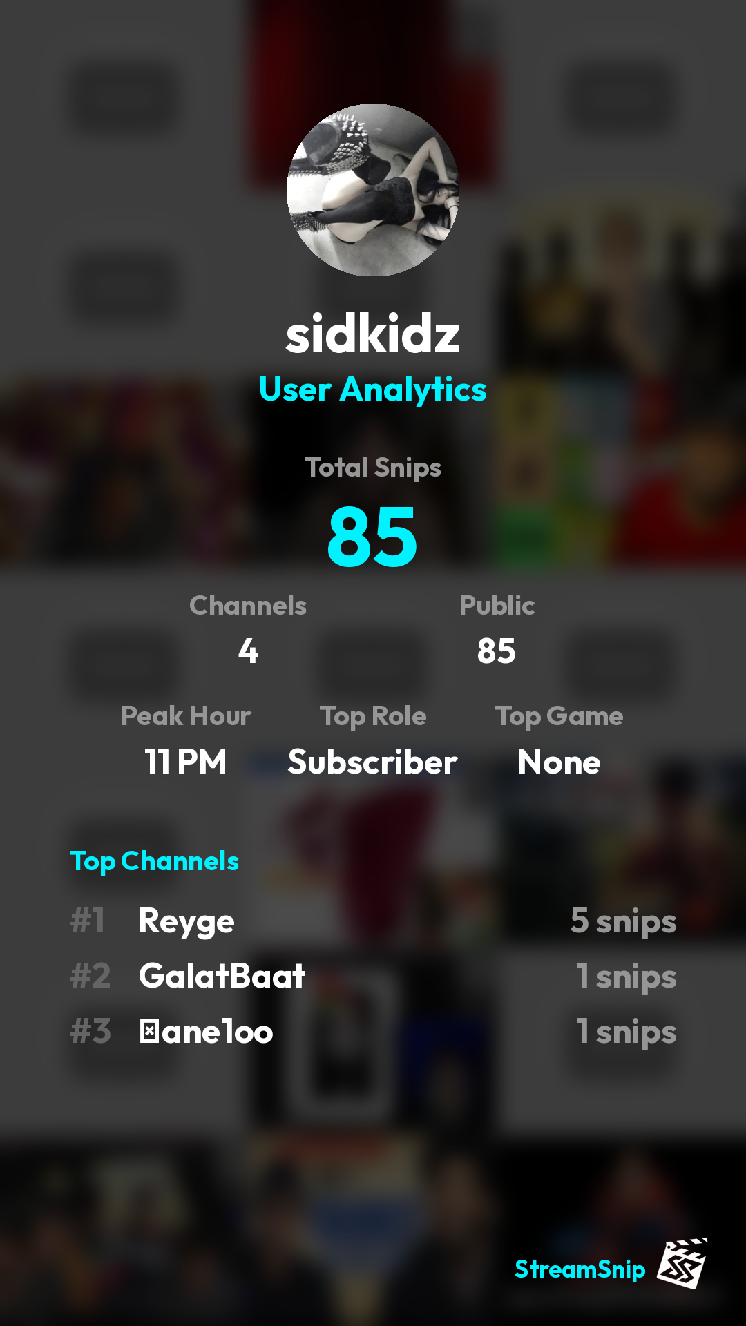 Stats Share Card