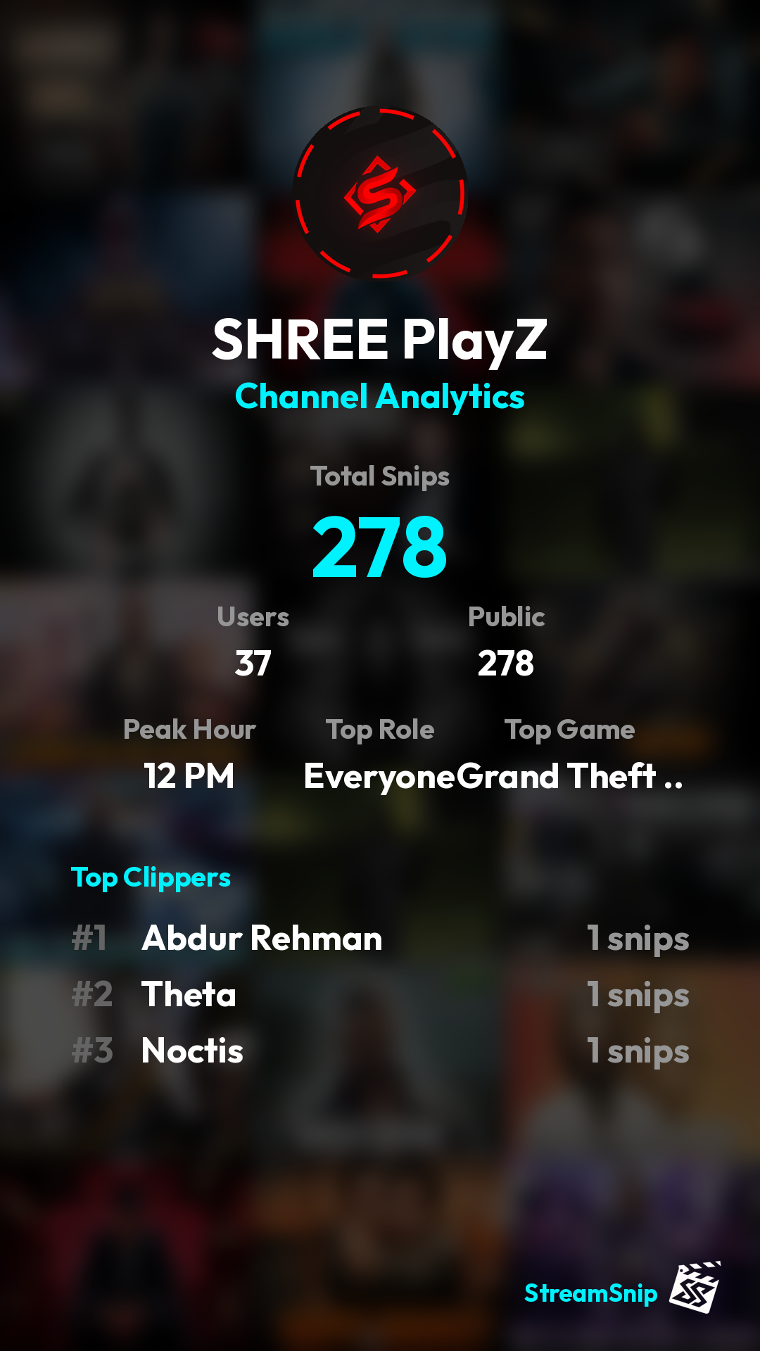 Stats Share Card