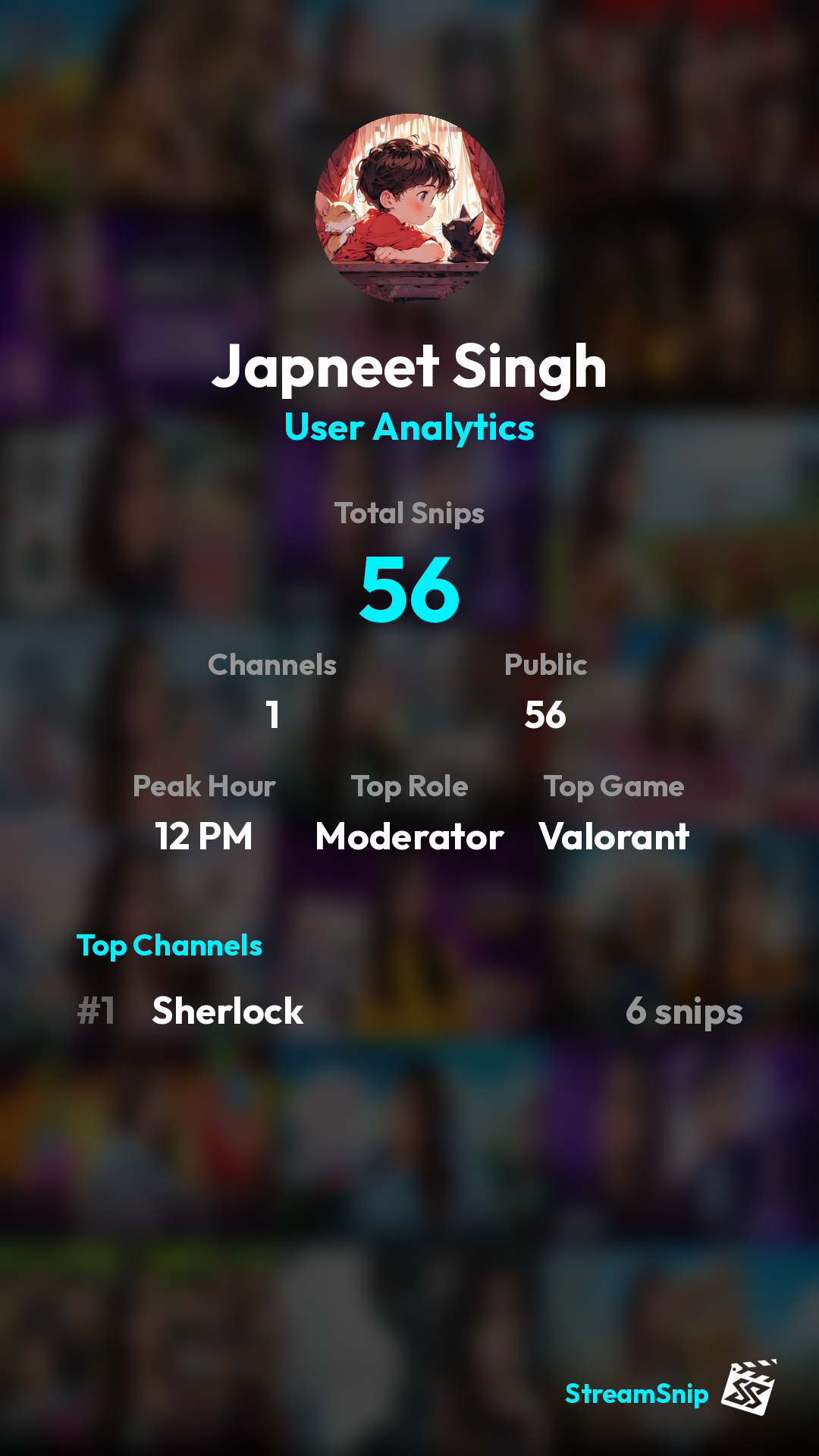 Stats Share Card