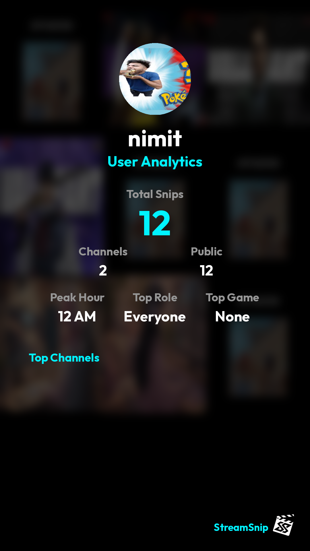 Stats Share Card