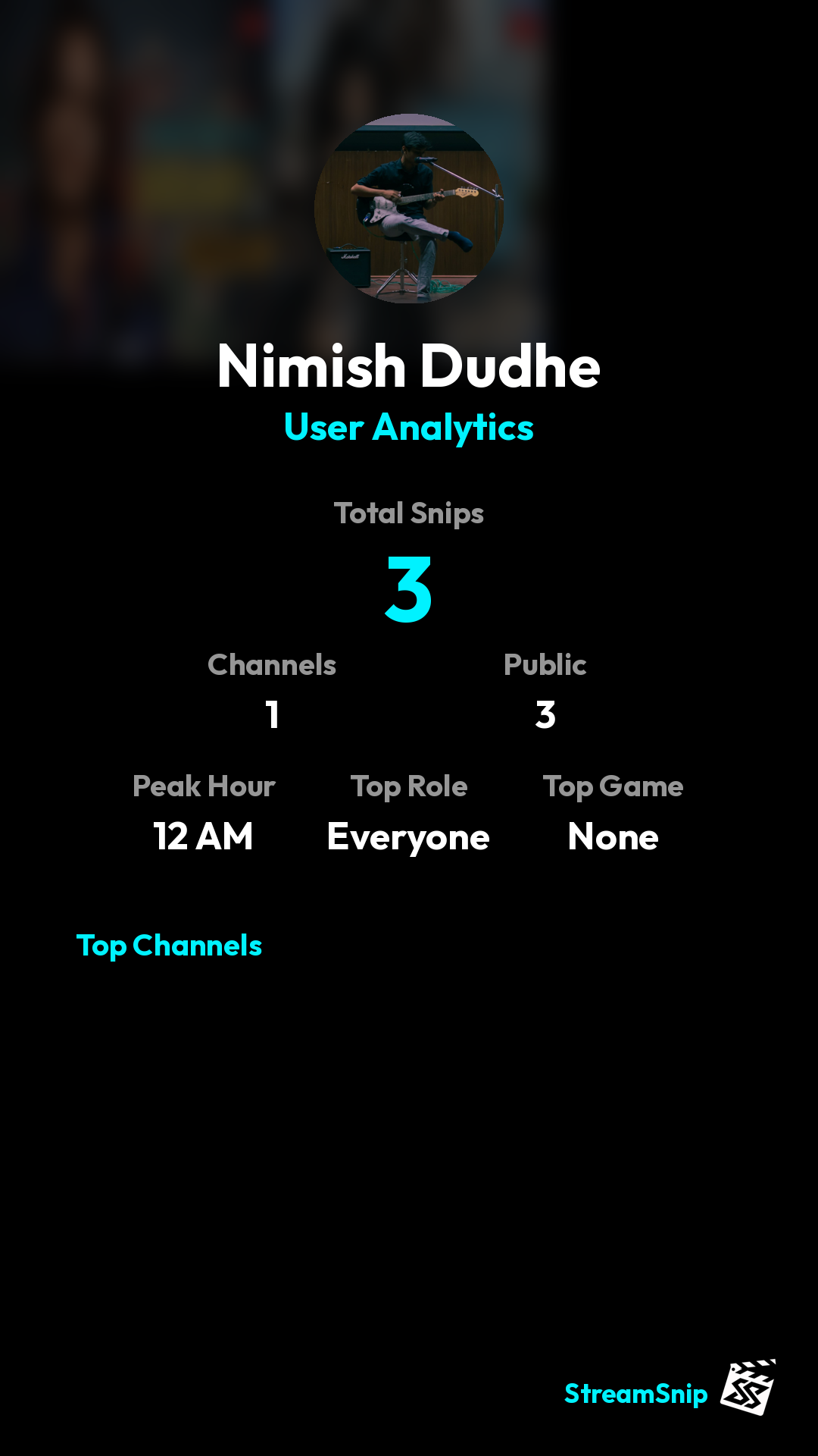 Stats Share Card