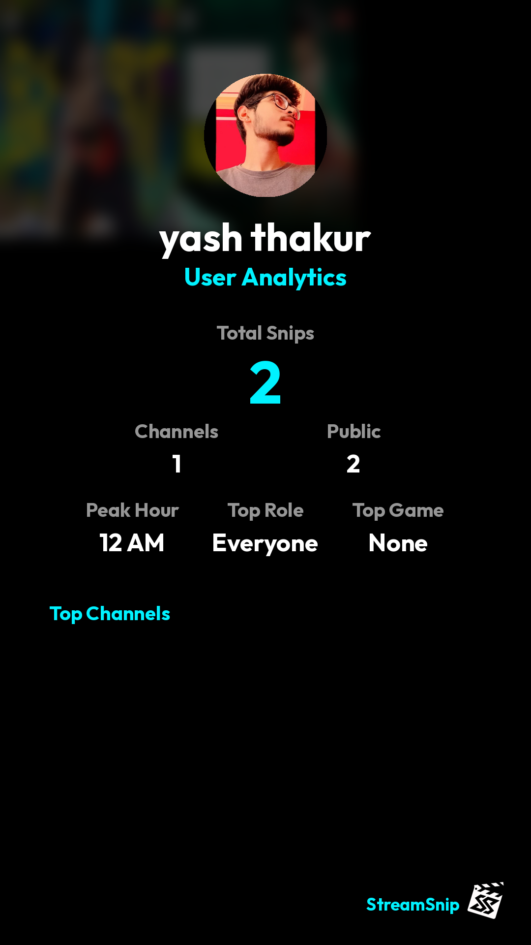 Stats Share Card