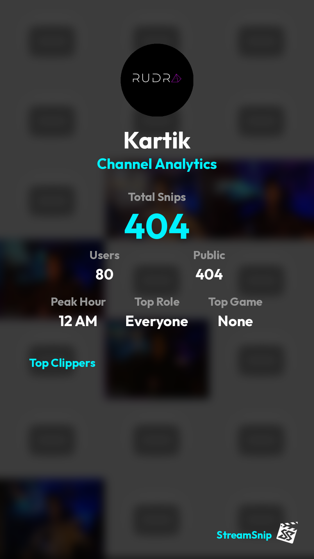 Stats Share Card