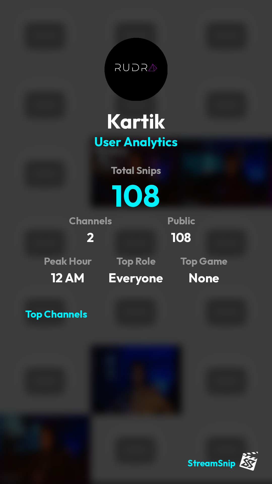 Stats Share Card
