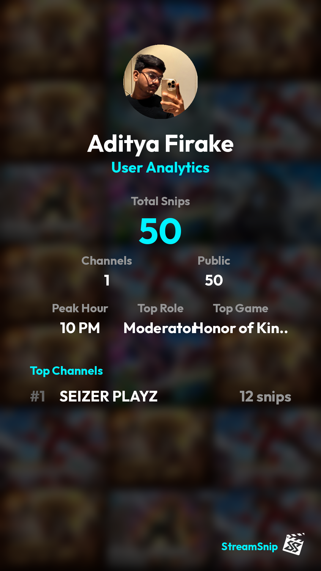Stats Share Card