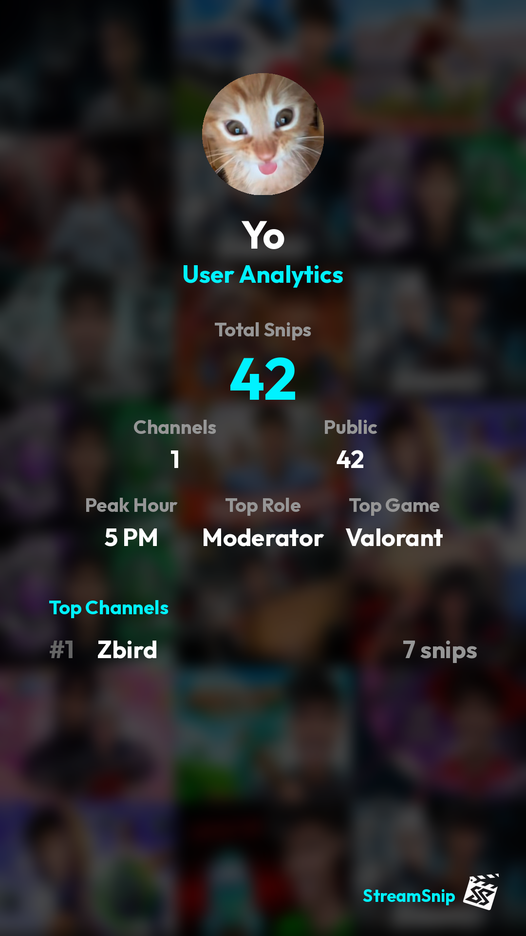 Stats Share Card