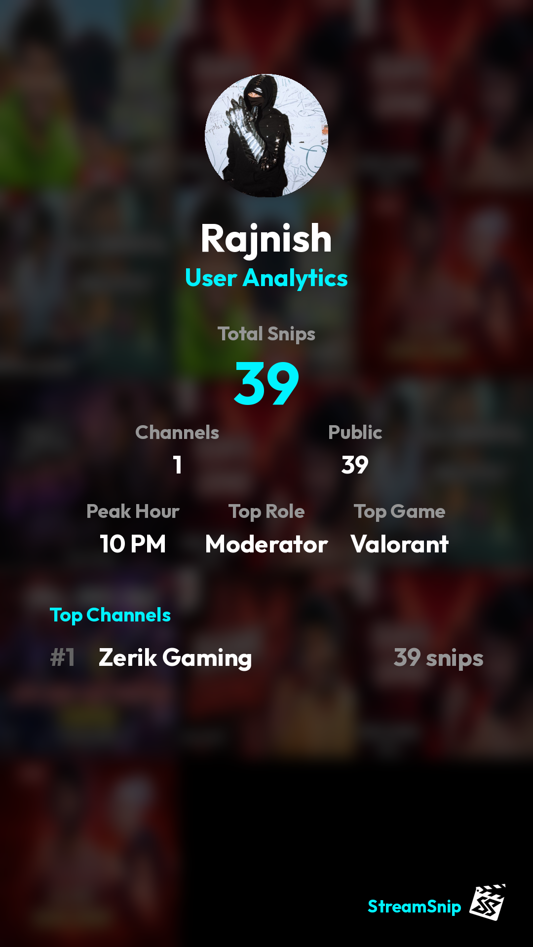 Stats Share Card